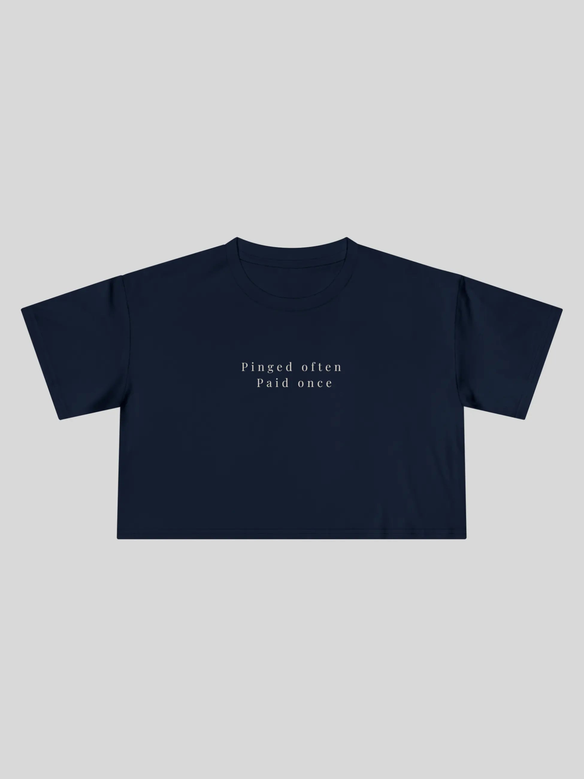 Pinged Often Cropped Tee