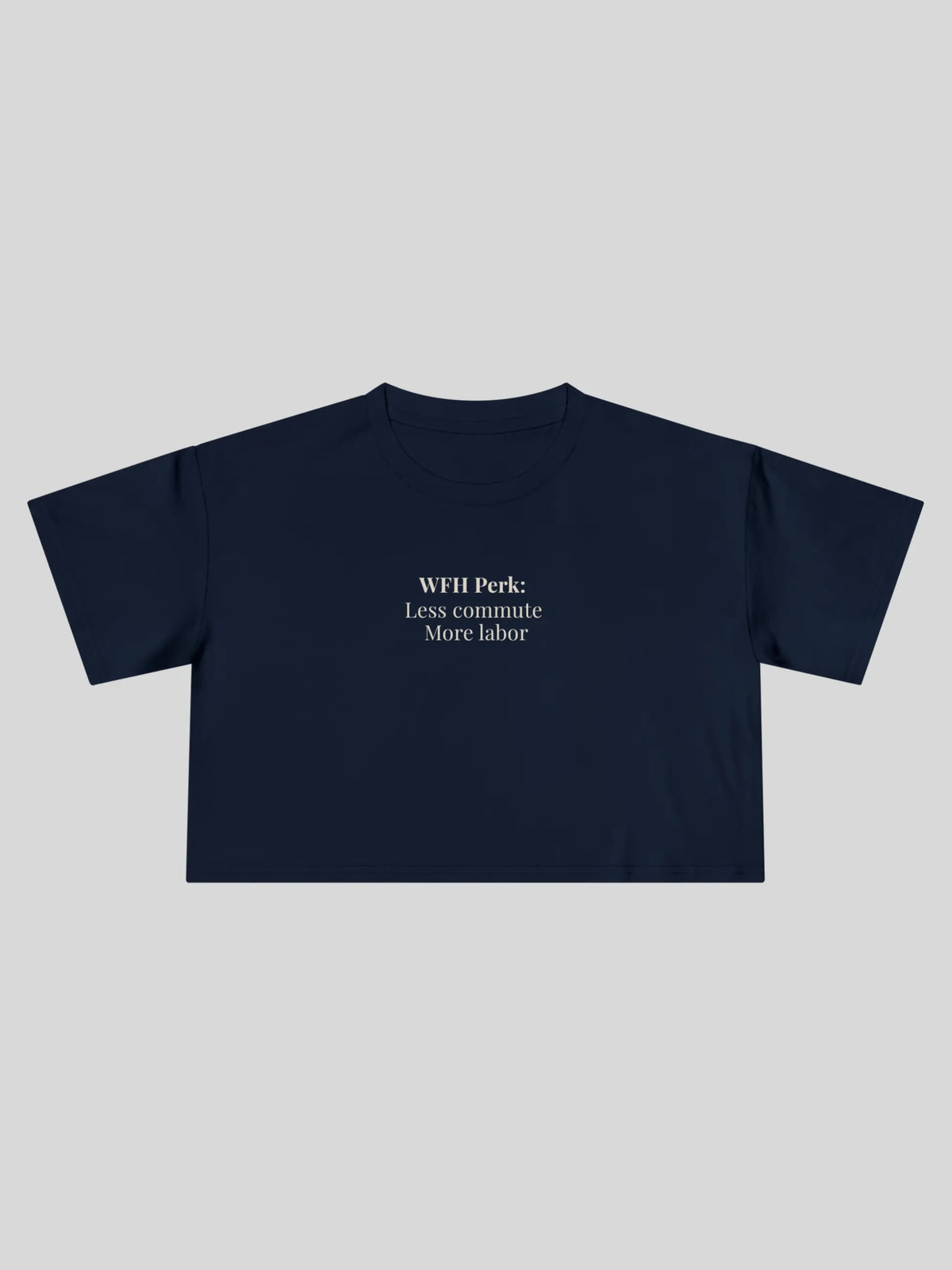 WFH Perk Cropped Tee