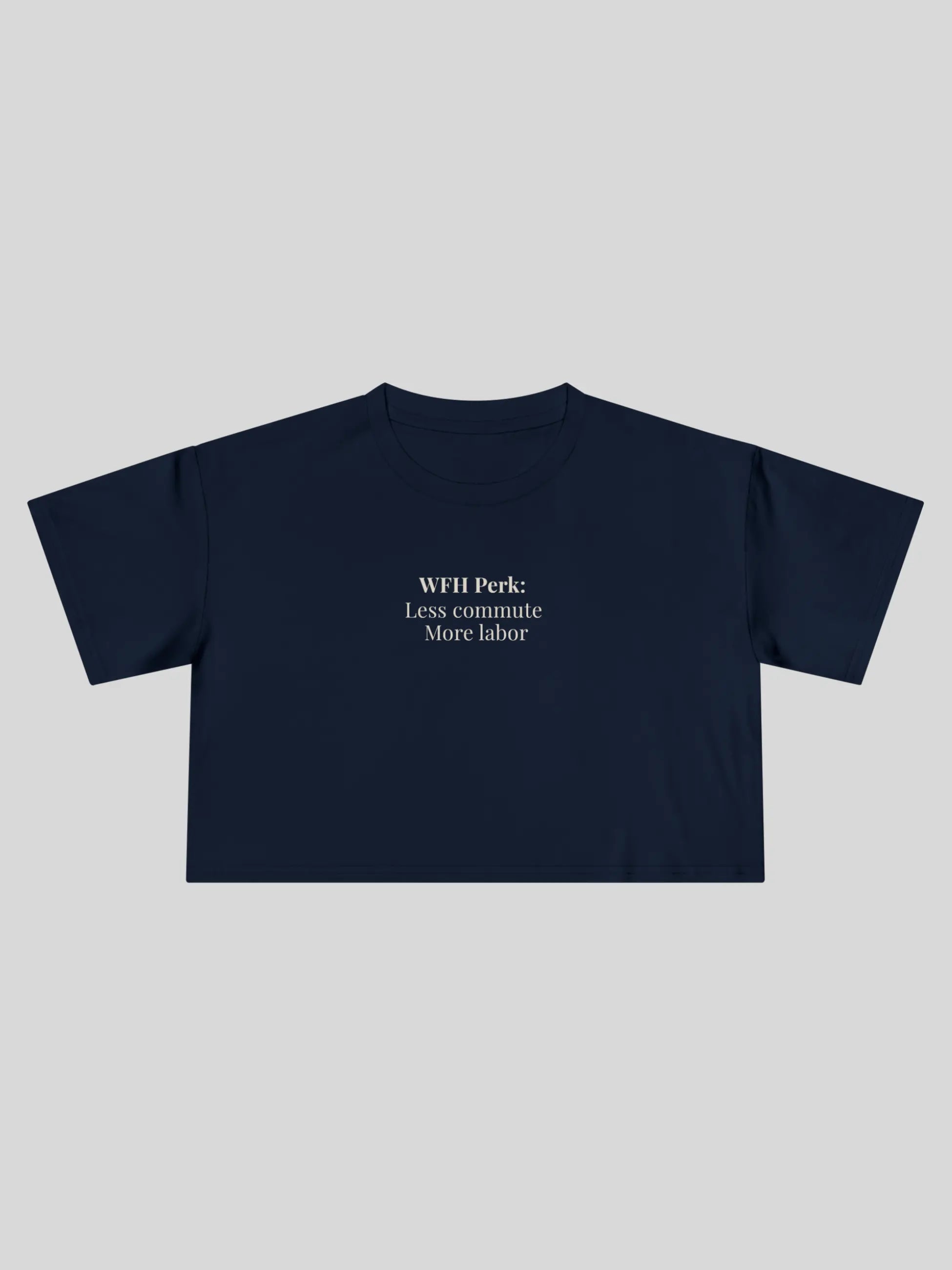 WFH Perk Cropped Tee