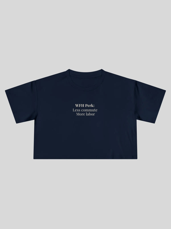 WFH Perk Cropped Tee