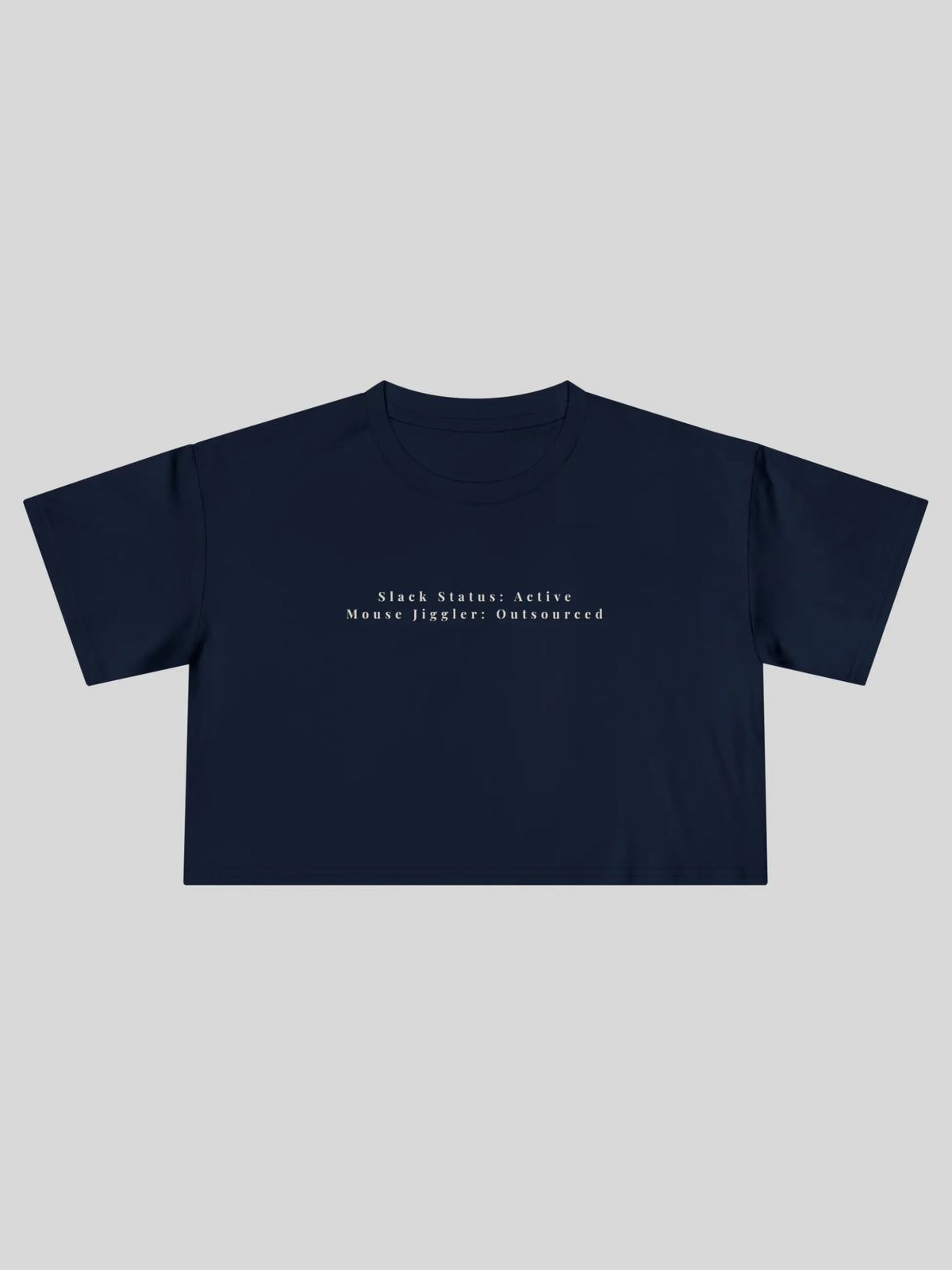 Slack Status Cropped Tee