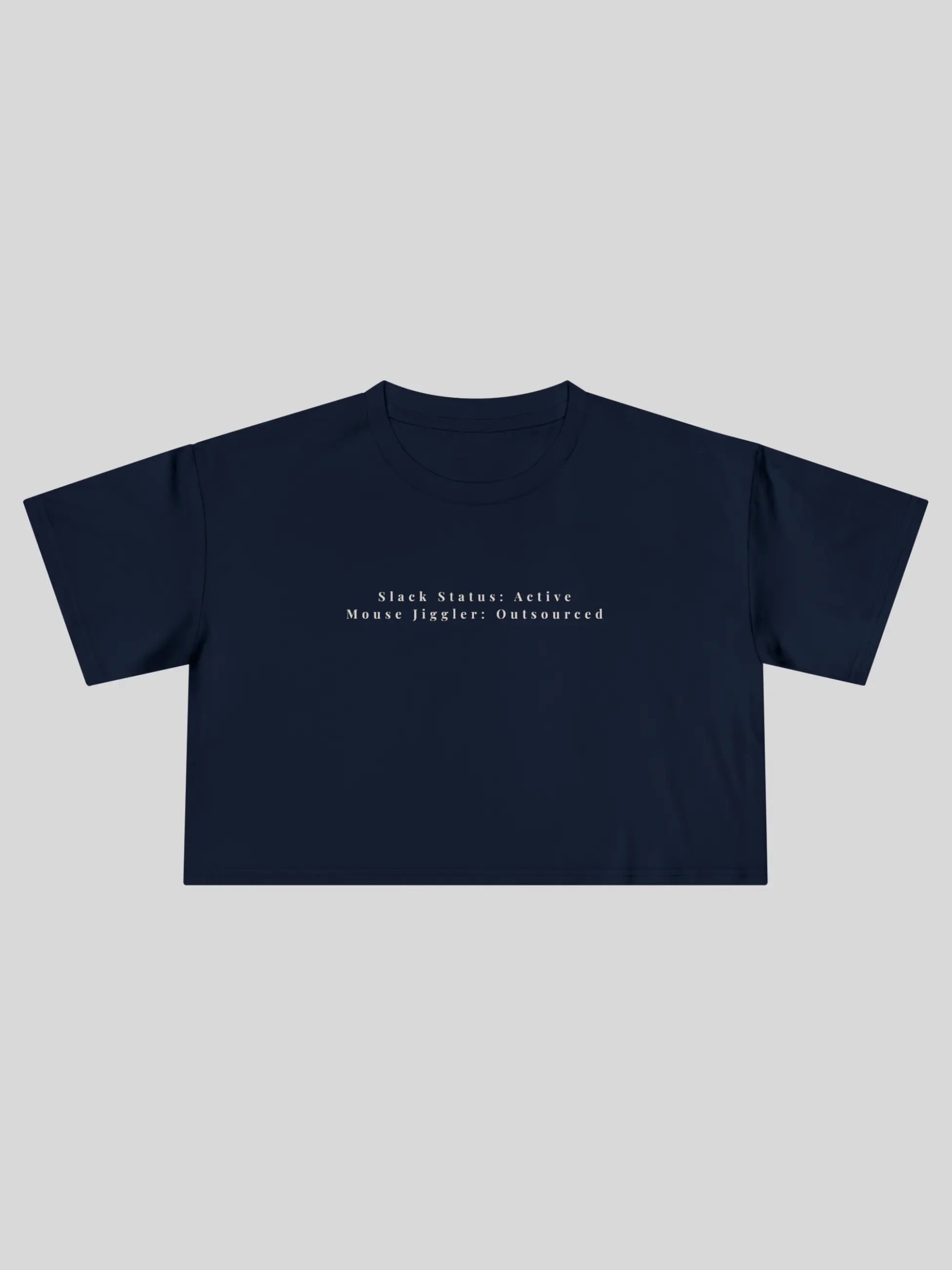 Slack Status Cropped Tee