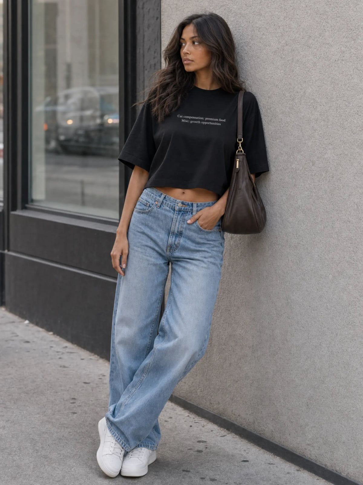Compensation Cropped Tee
