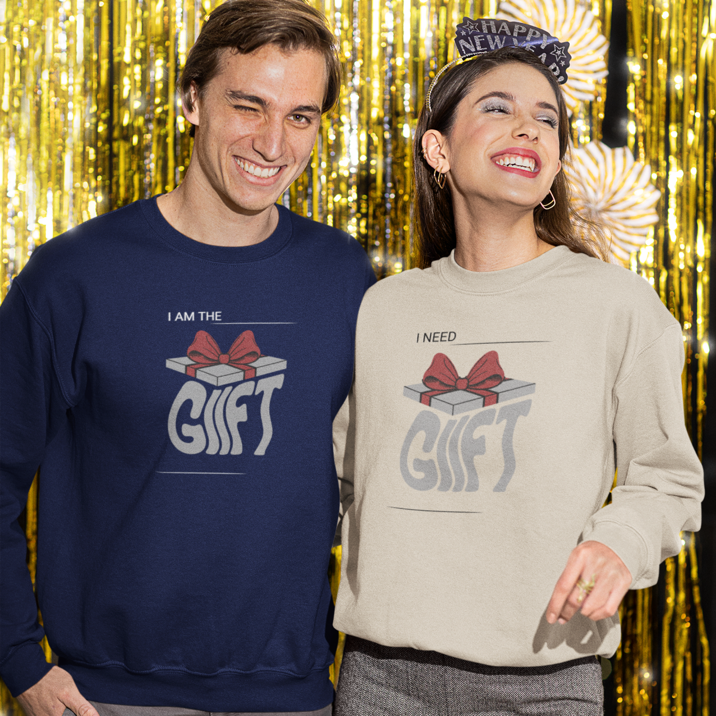 Matching Gift Message Sweatshirts
