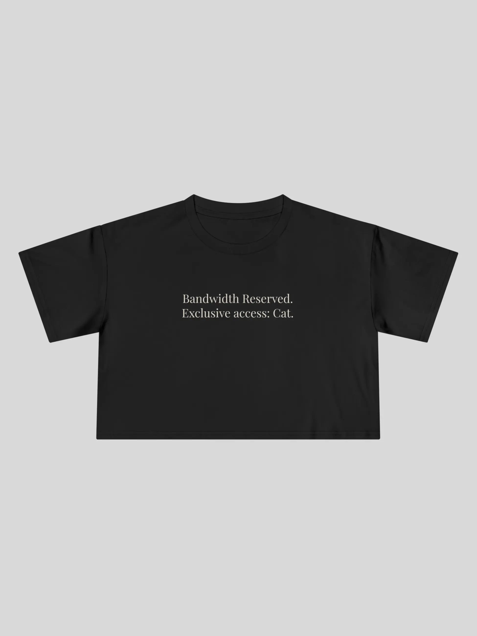 Bandwidth Reserved Cropped Tee
