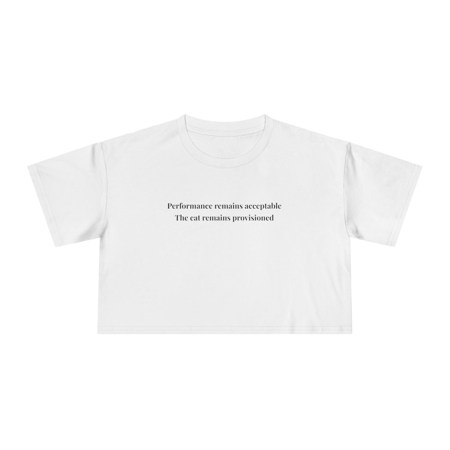 Peformance Cropped Tee