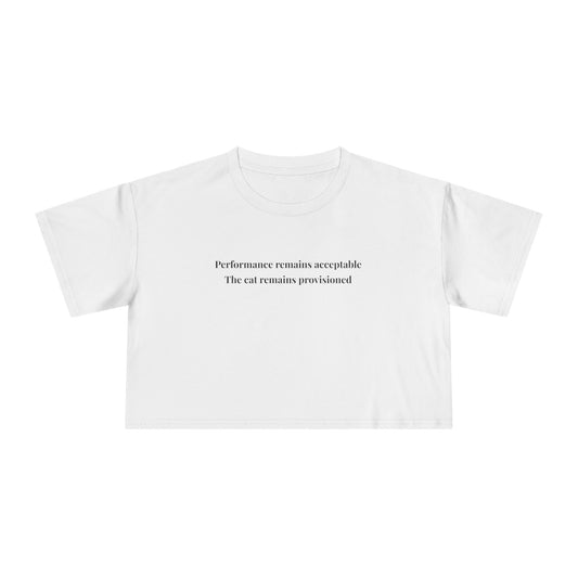 Peformance Cropped Tee
