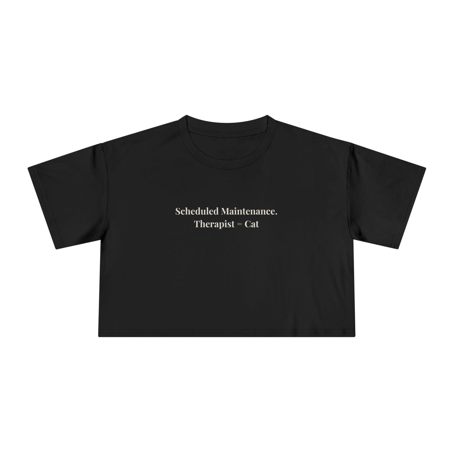 Scheduled Maintenance Cropped Tee