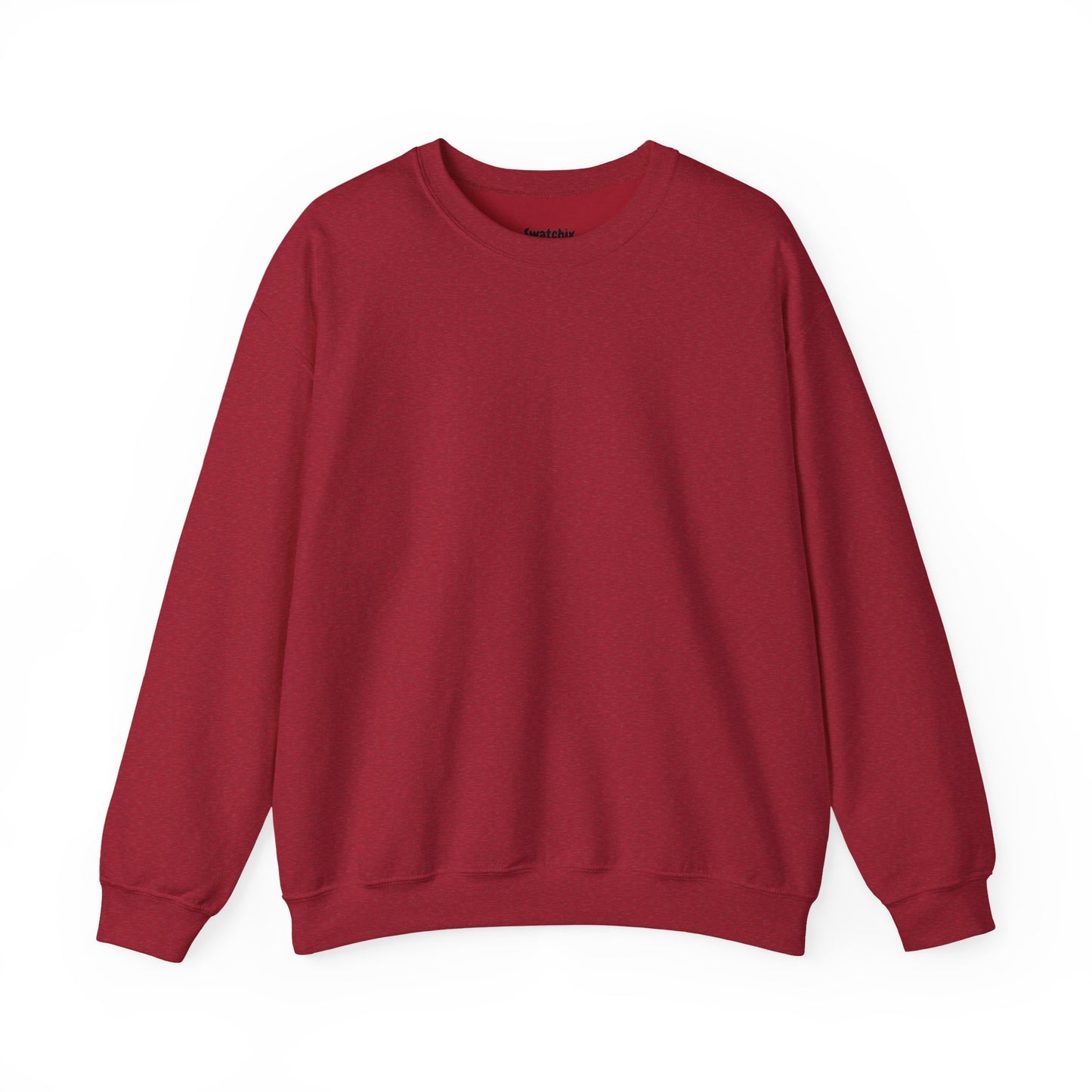Unisex Crewneck Sweatshirt In Antique Cherry Red