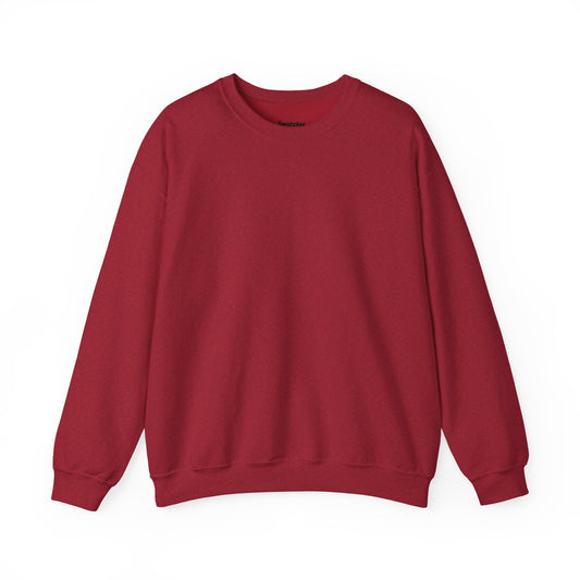 Unisex Crewneck Sweatshirt In Antique Cherry Red