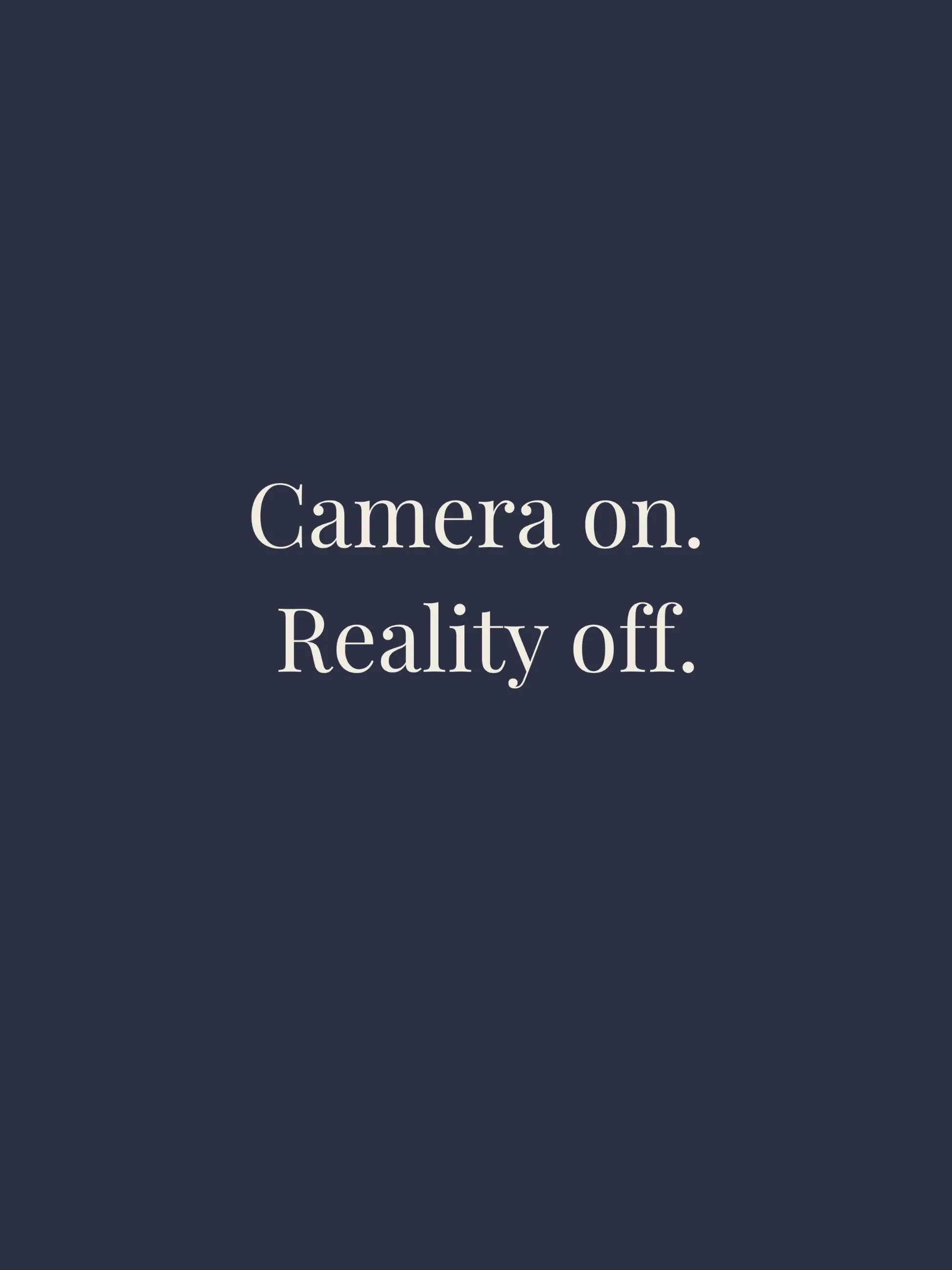 Camera On Oversized Tee