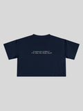 Corporate Ladder Cropped Tee