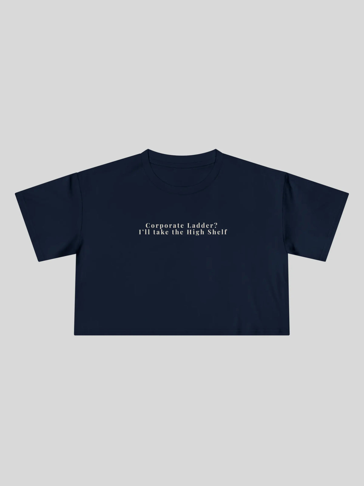 Corporate Ladder Cropped Tee