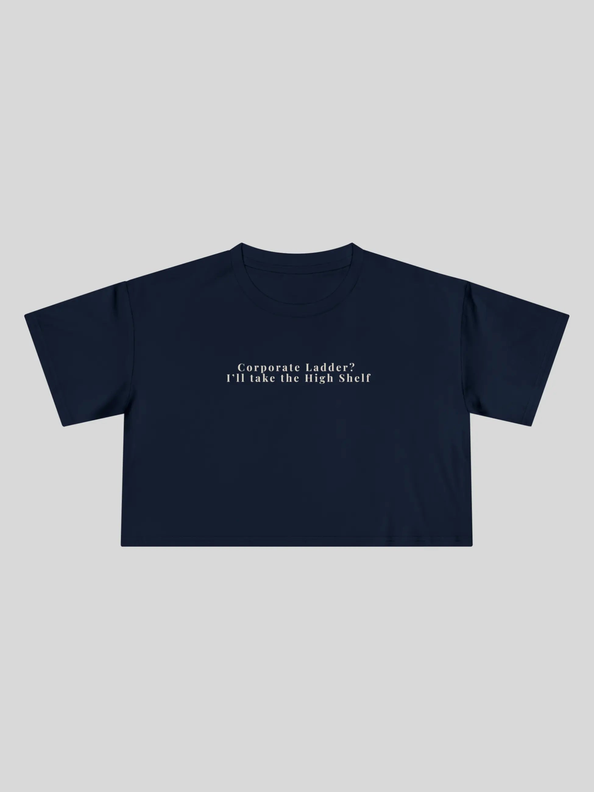 Corporate Ladder Cropped Tee