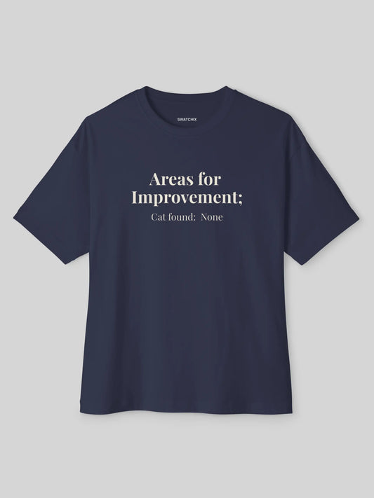 Areas for Improvement Oversized Tee
