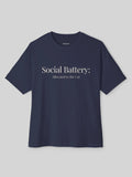 Social Battery Oversized Tee