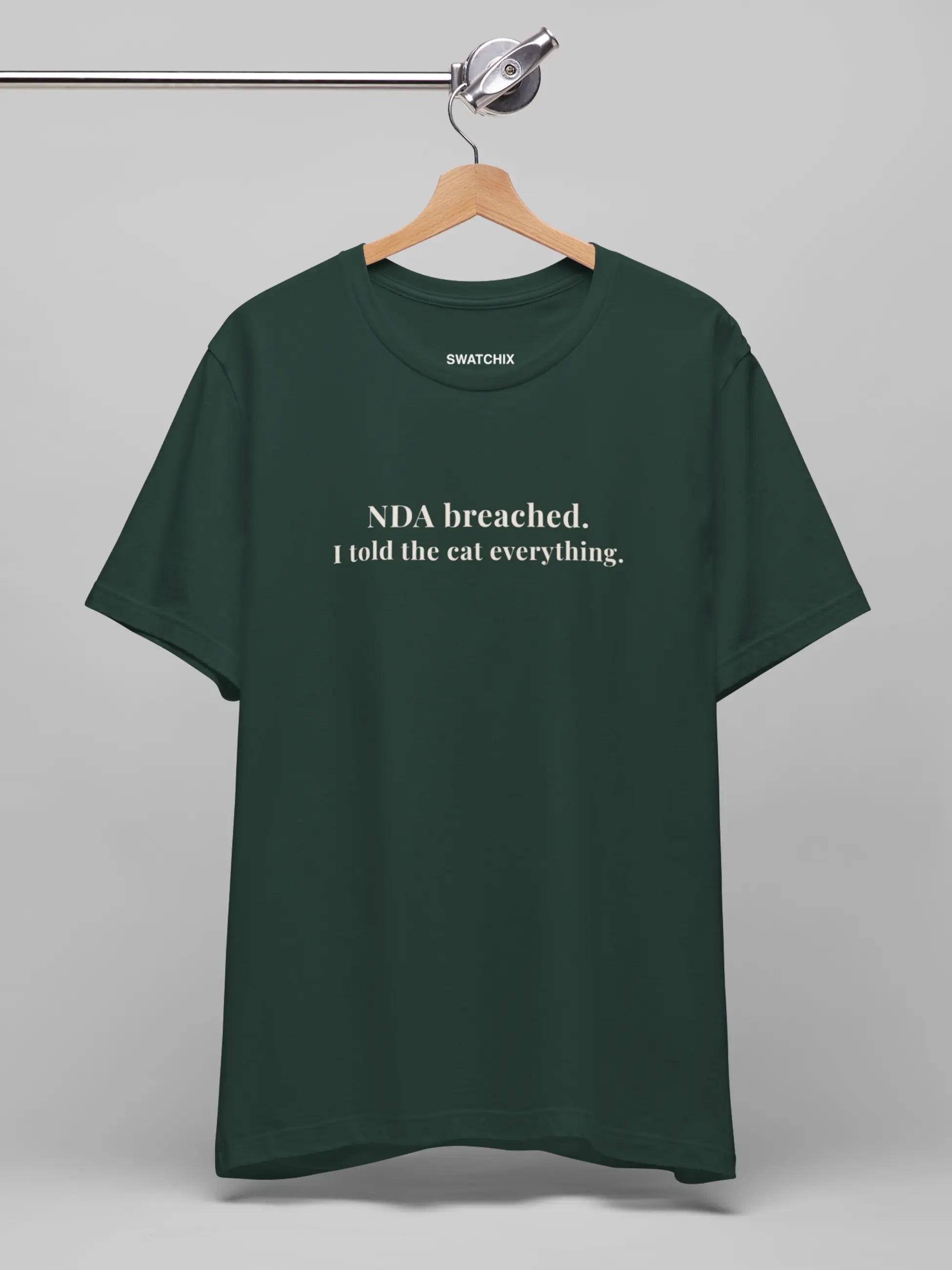NDA Breached Crewneck Tee