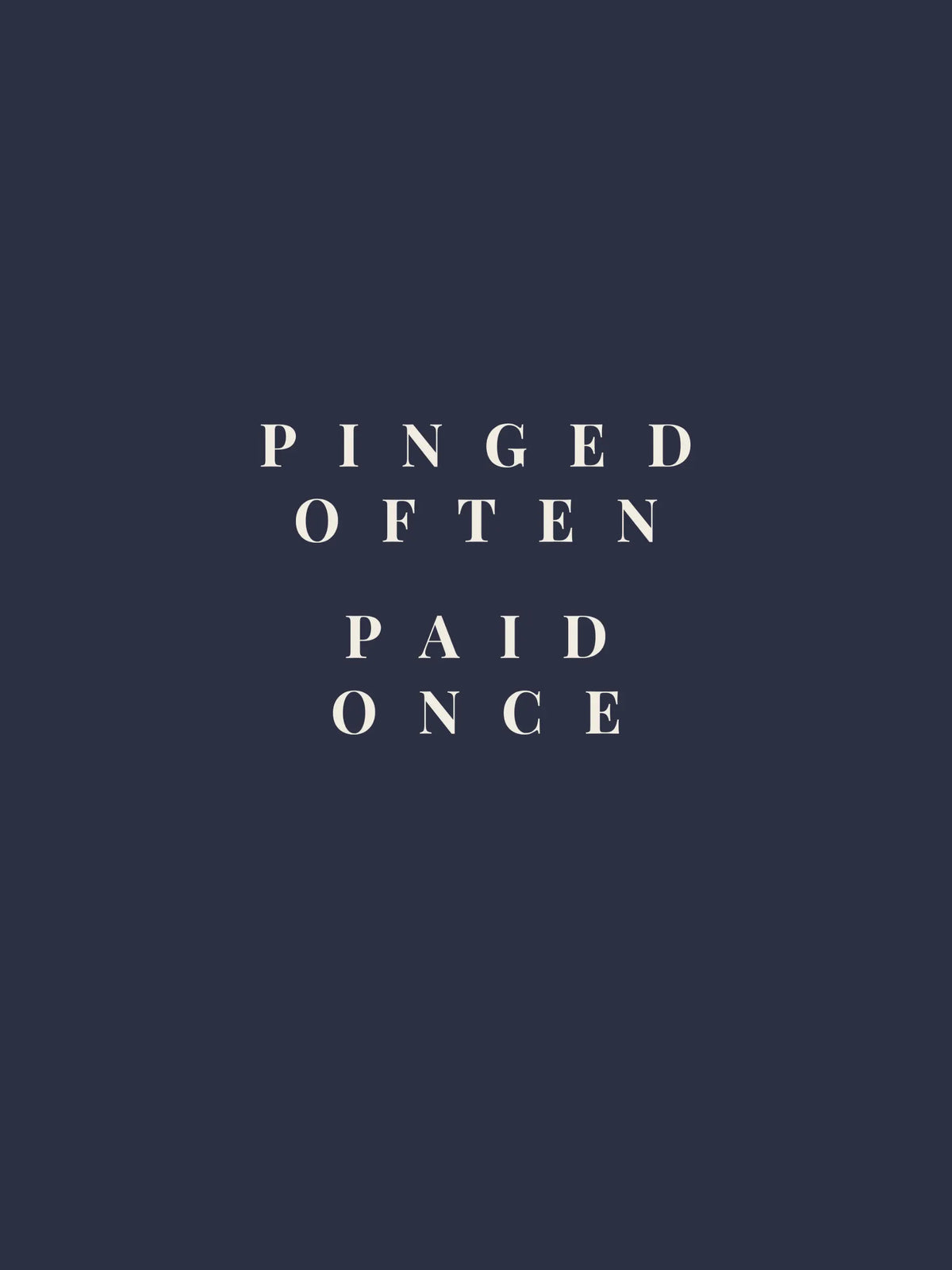 Pinged Often Oversized Tee