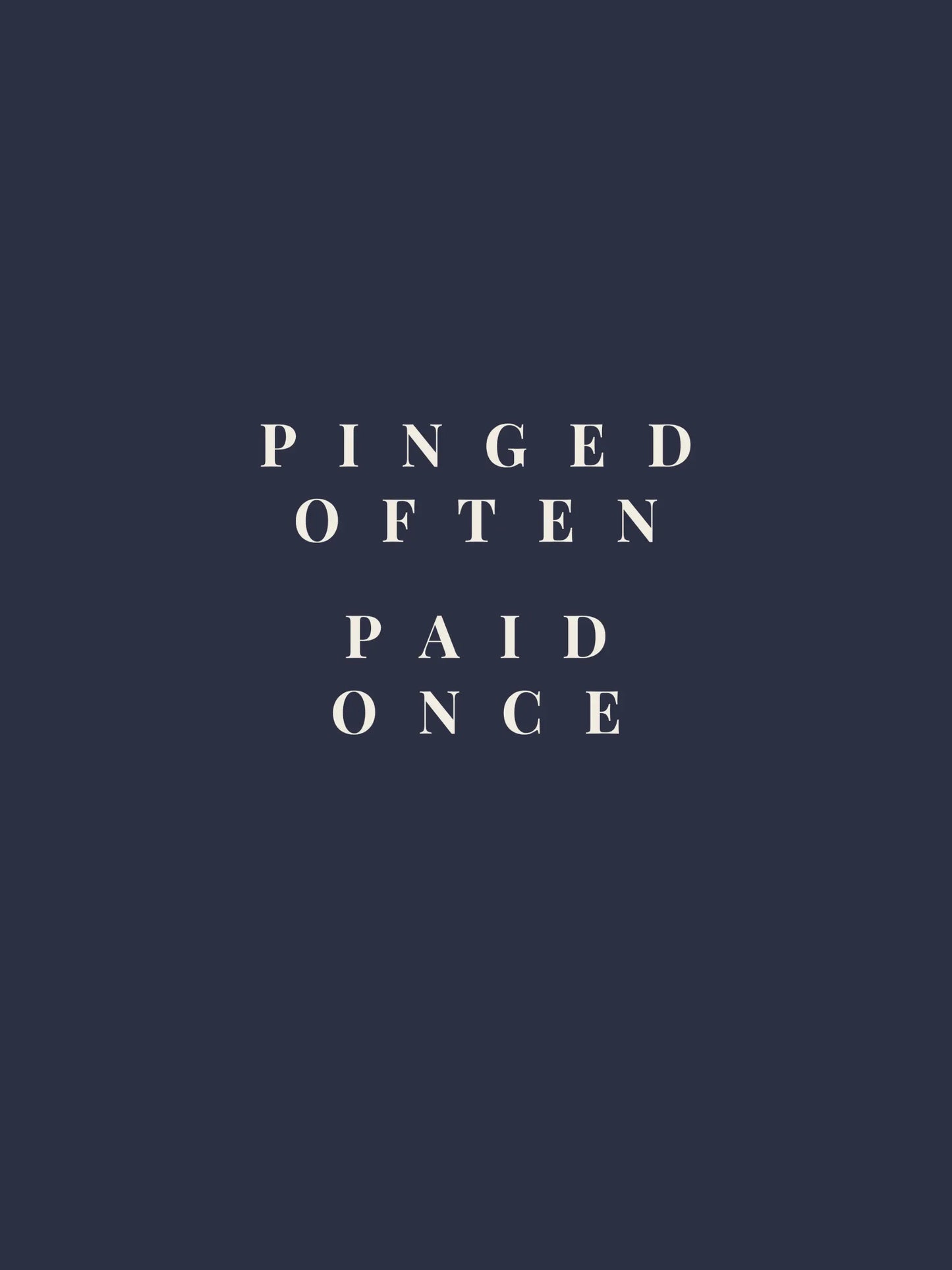 Pinged Often Oversized Tee