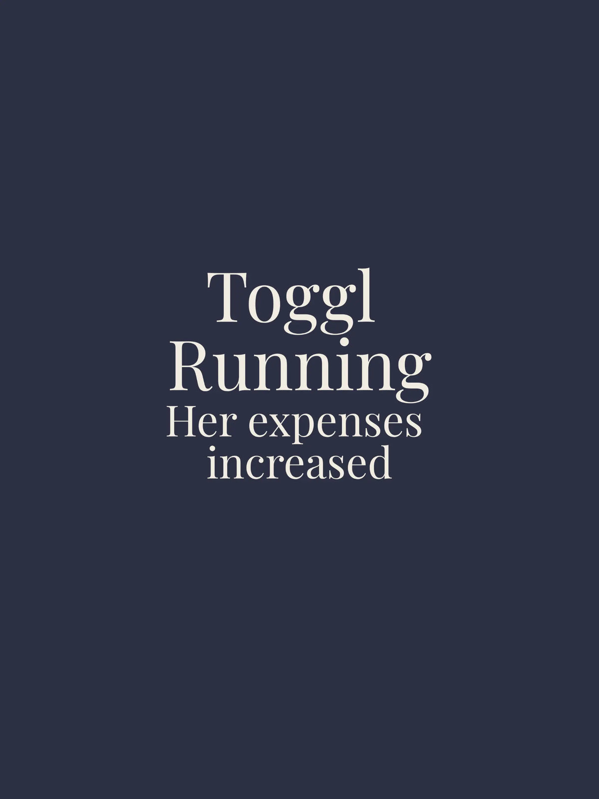Toggl Running Oversized Tee