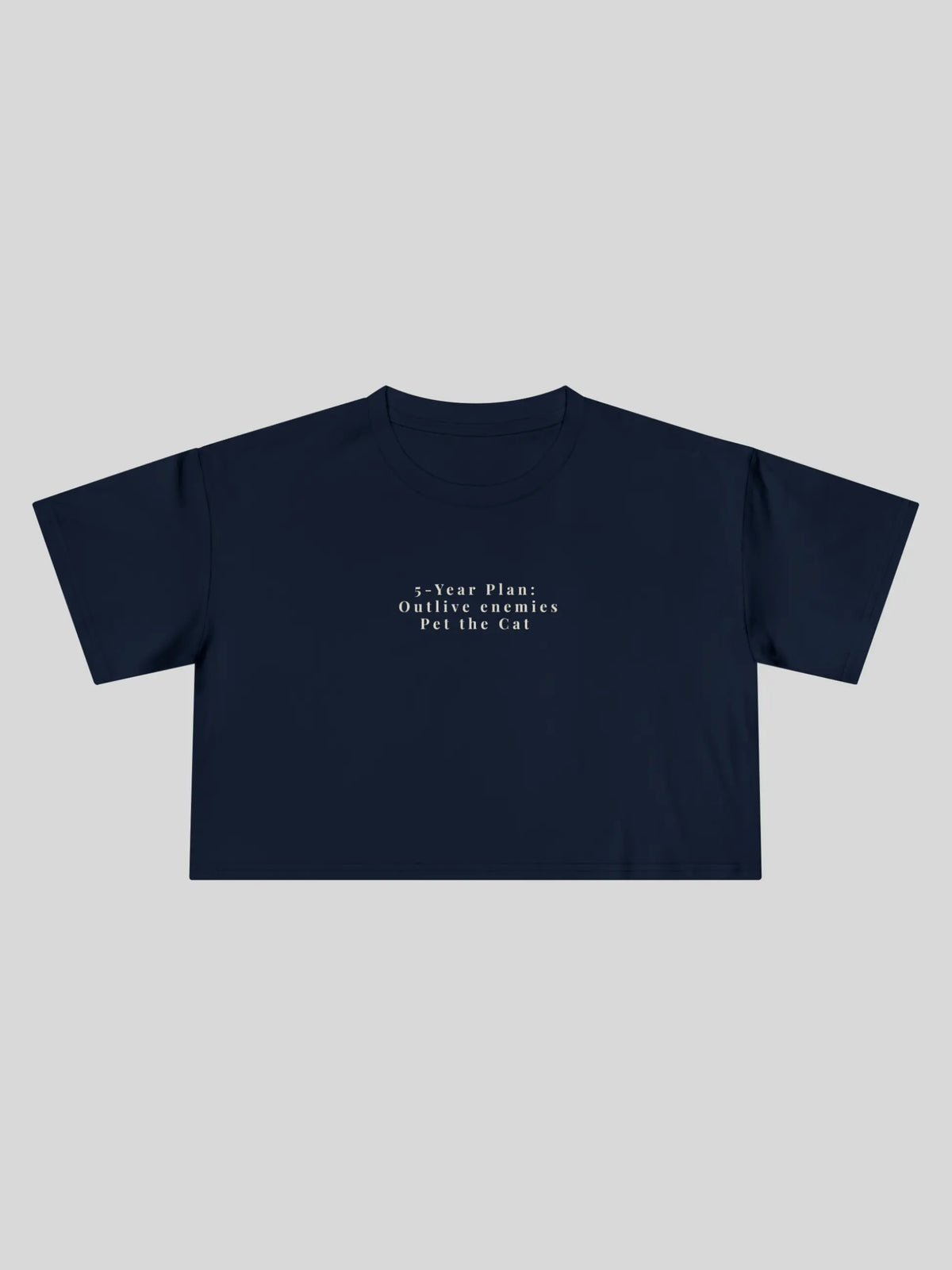 5-Year Plan Cropped Tee