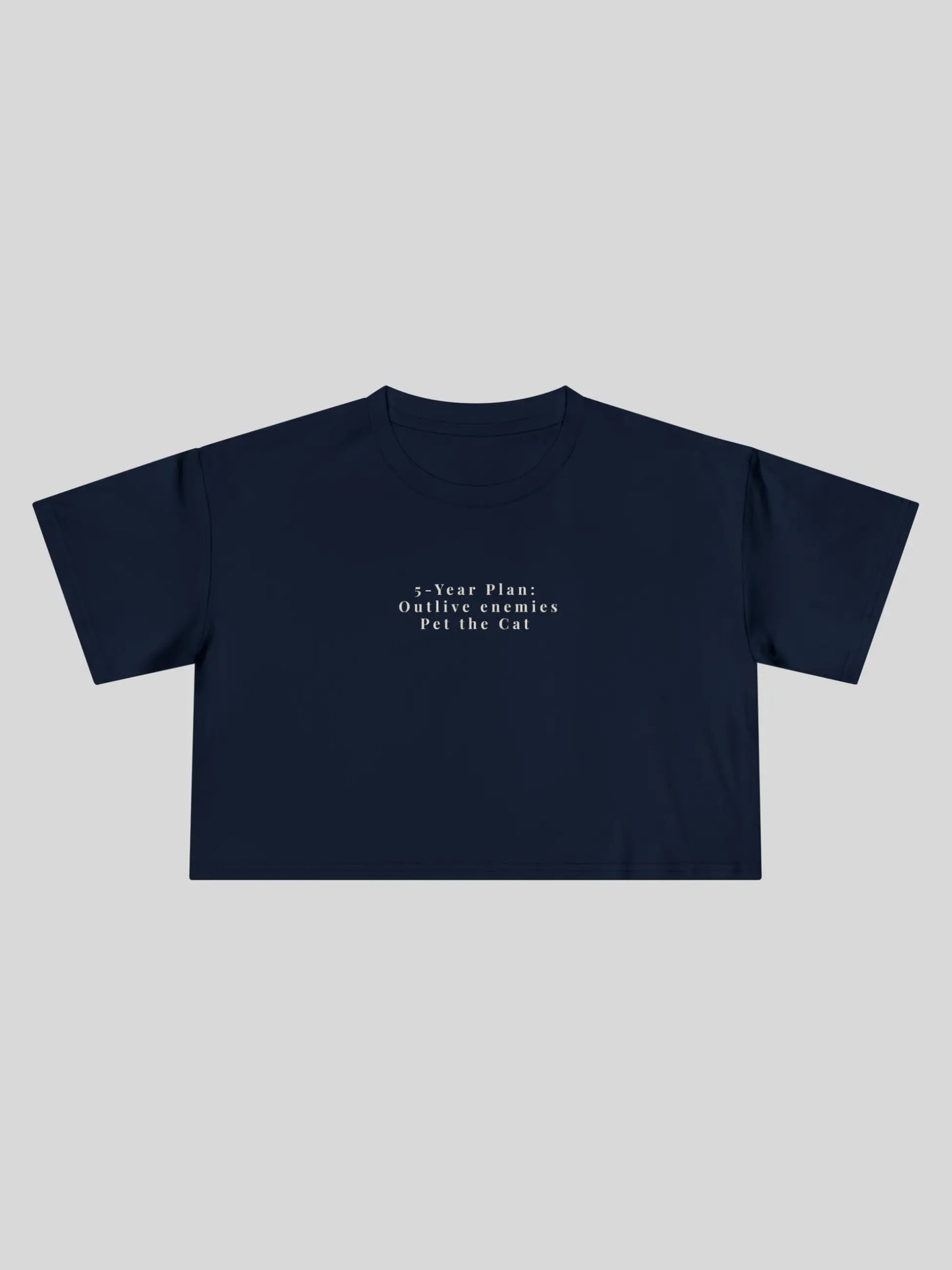 5-Year Plan Cropped Tee
