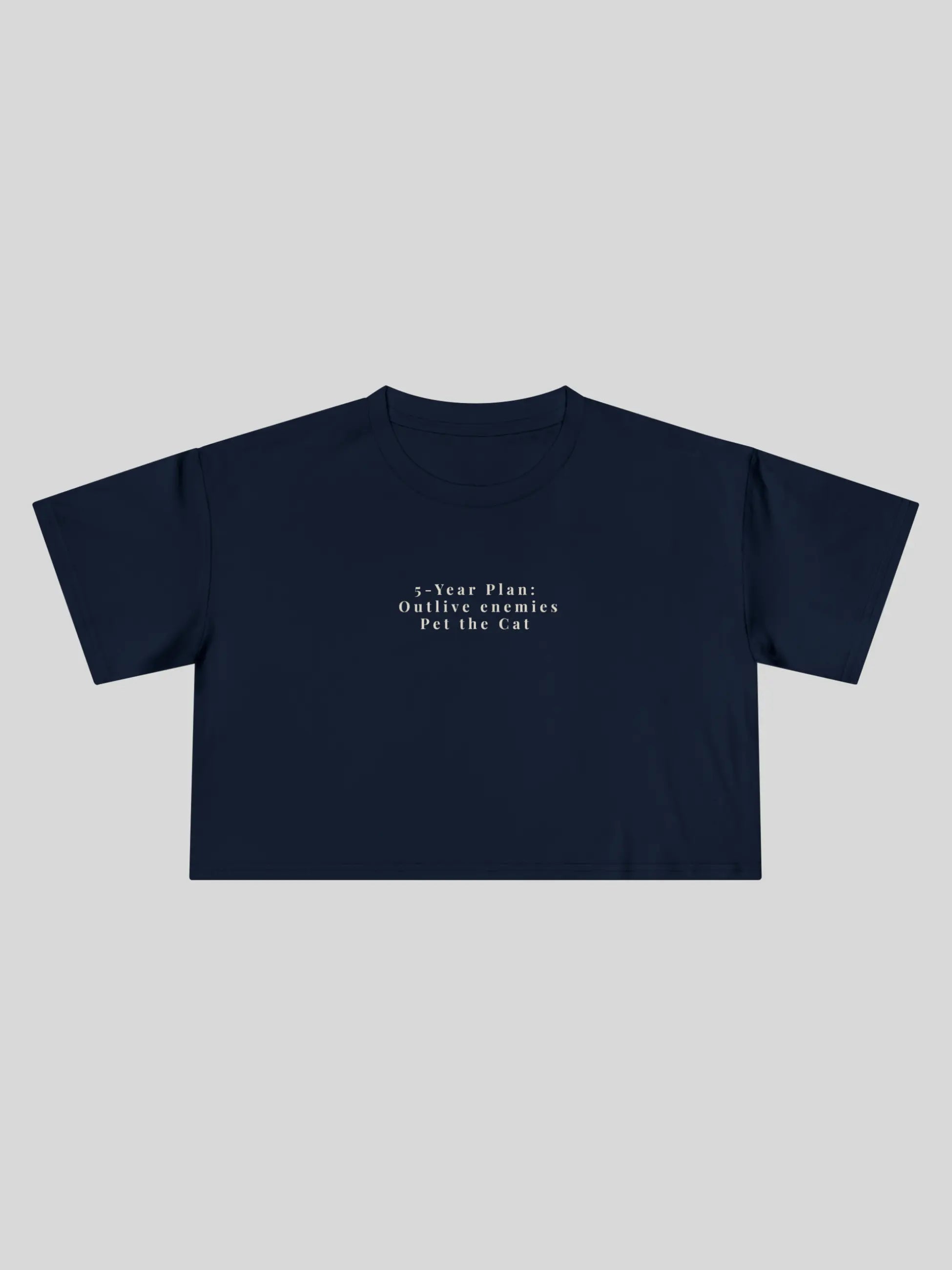 5-Year Plan Cropped Tee