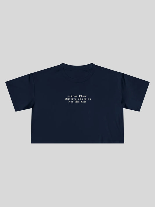 5-Year Plan Cropped Tee