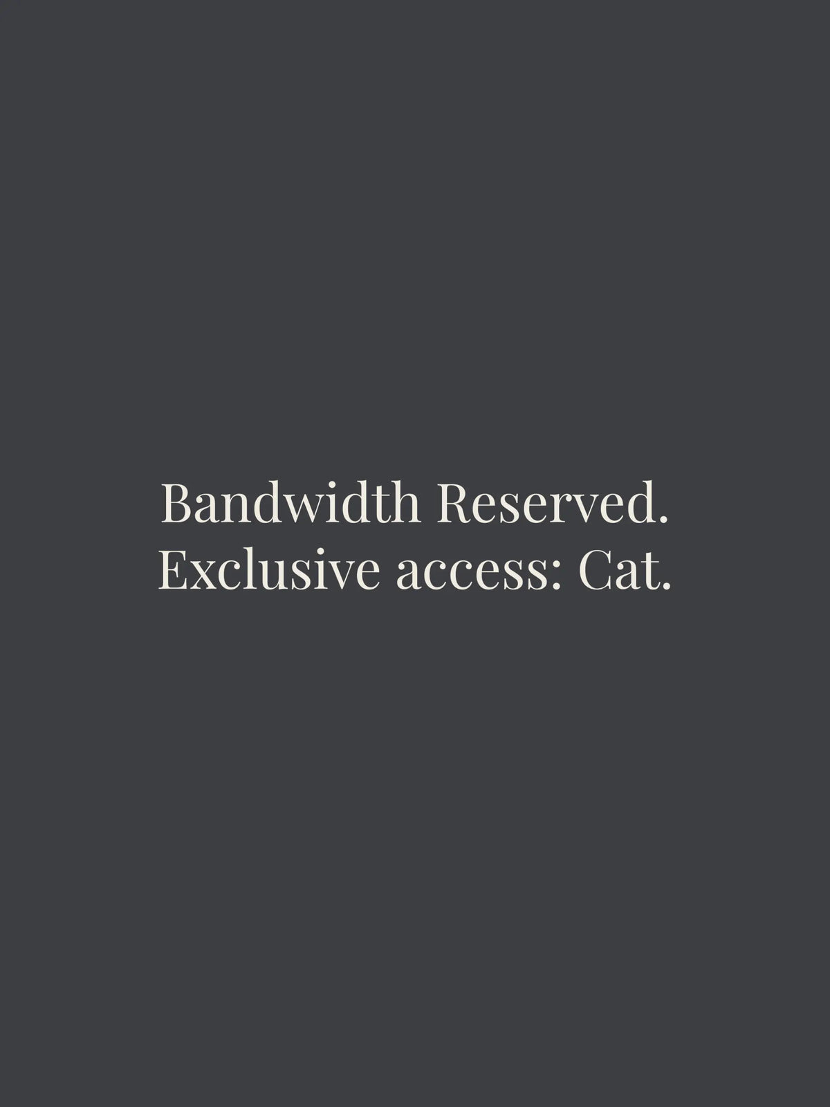 Bandwidth Reserved Cropped Tee