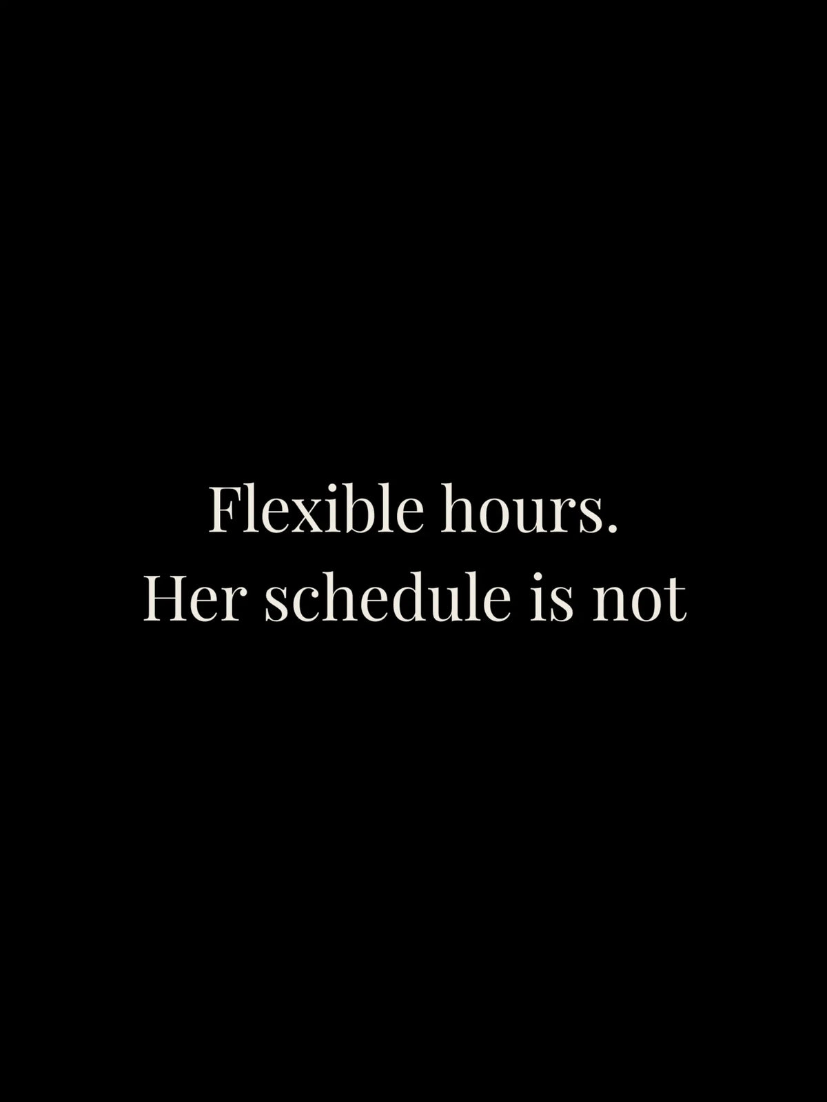 Flexible Hours Cropped Tee