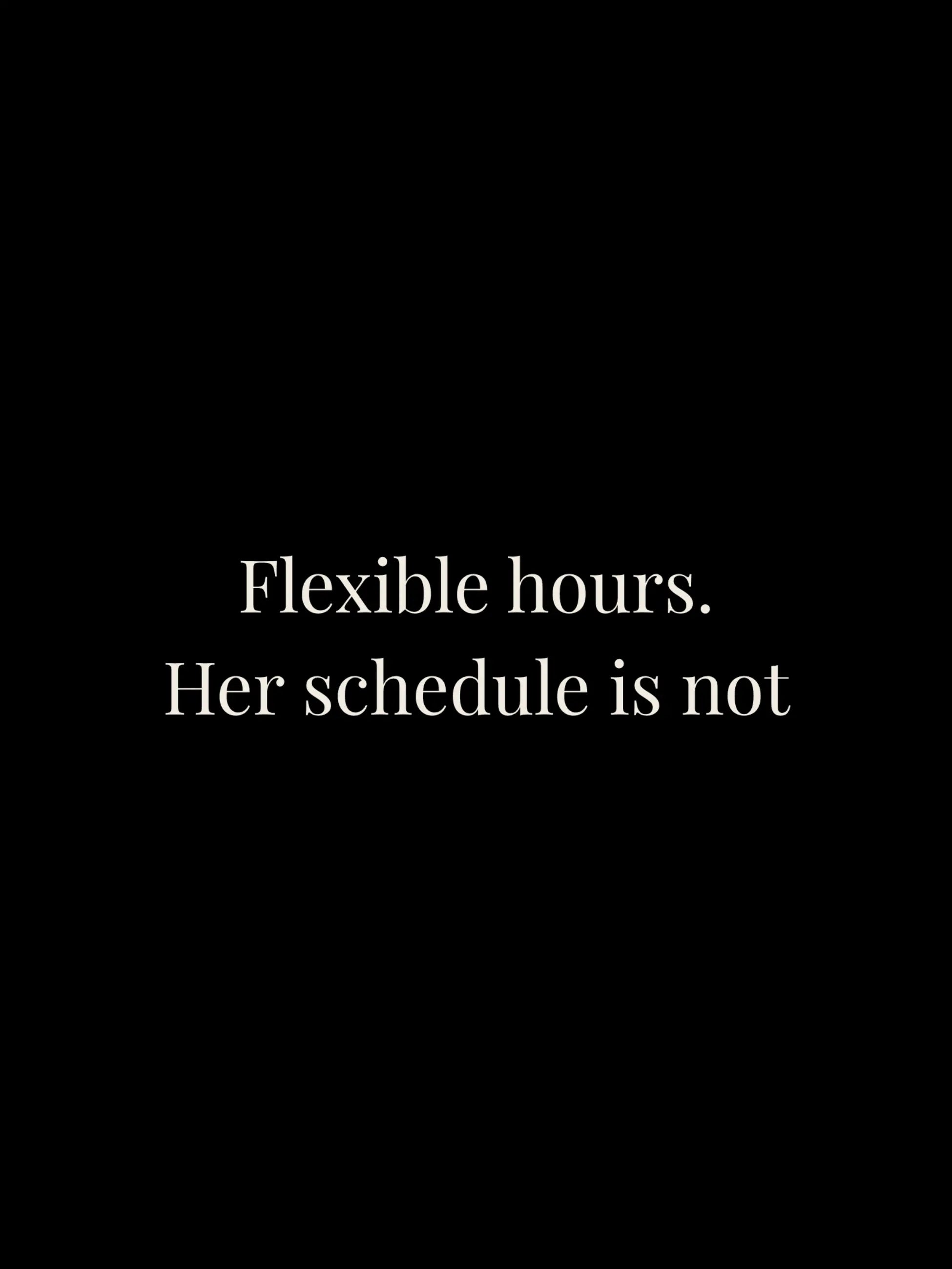 Flexible Hours Cropped Tee
