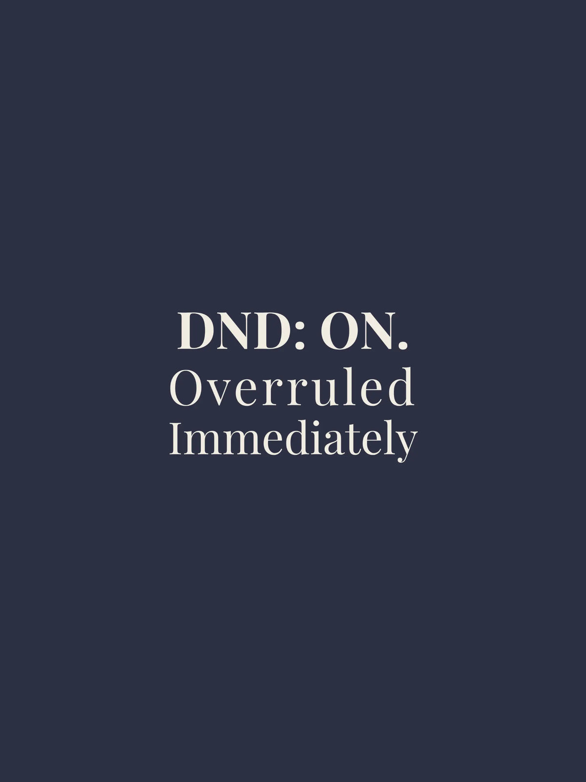 DND Oversized Tee