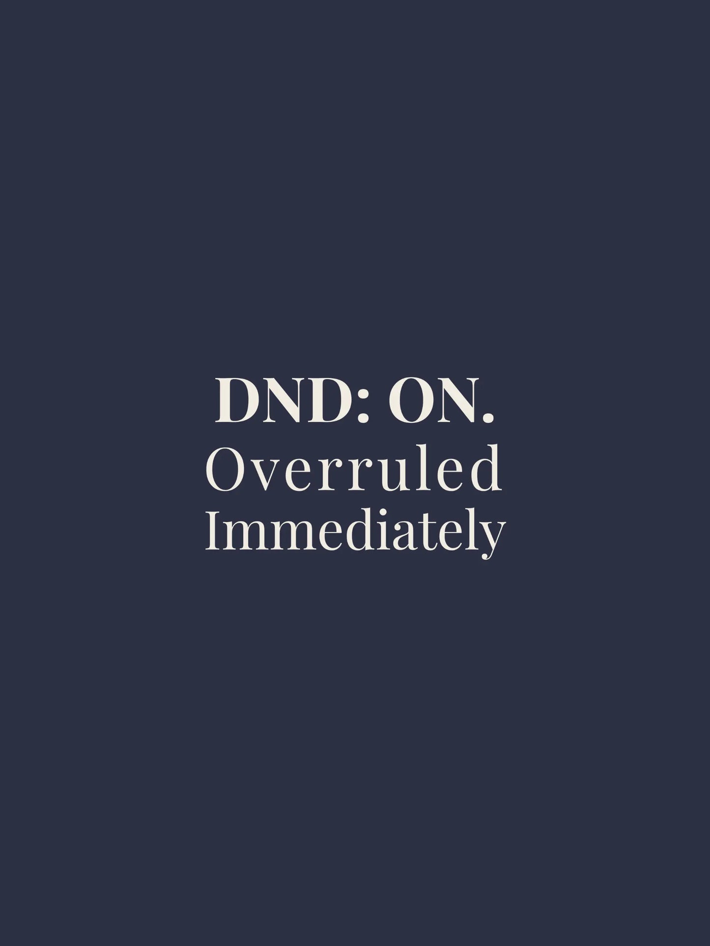 DND Oversized Tee