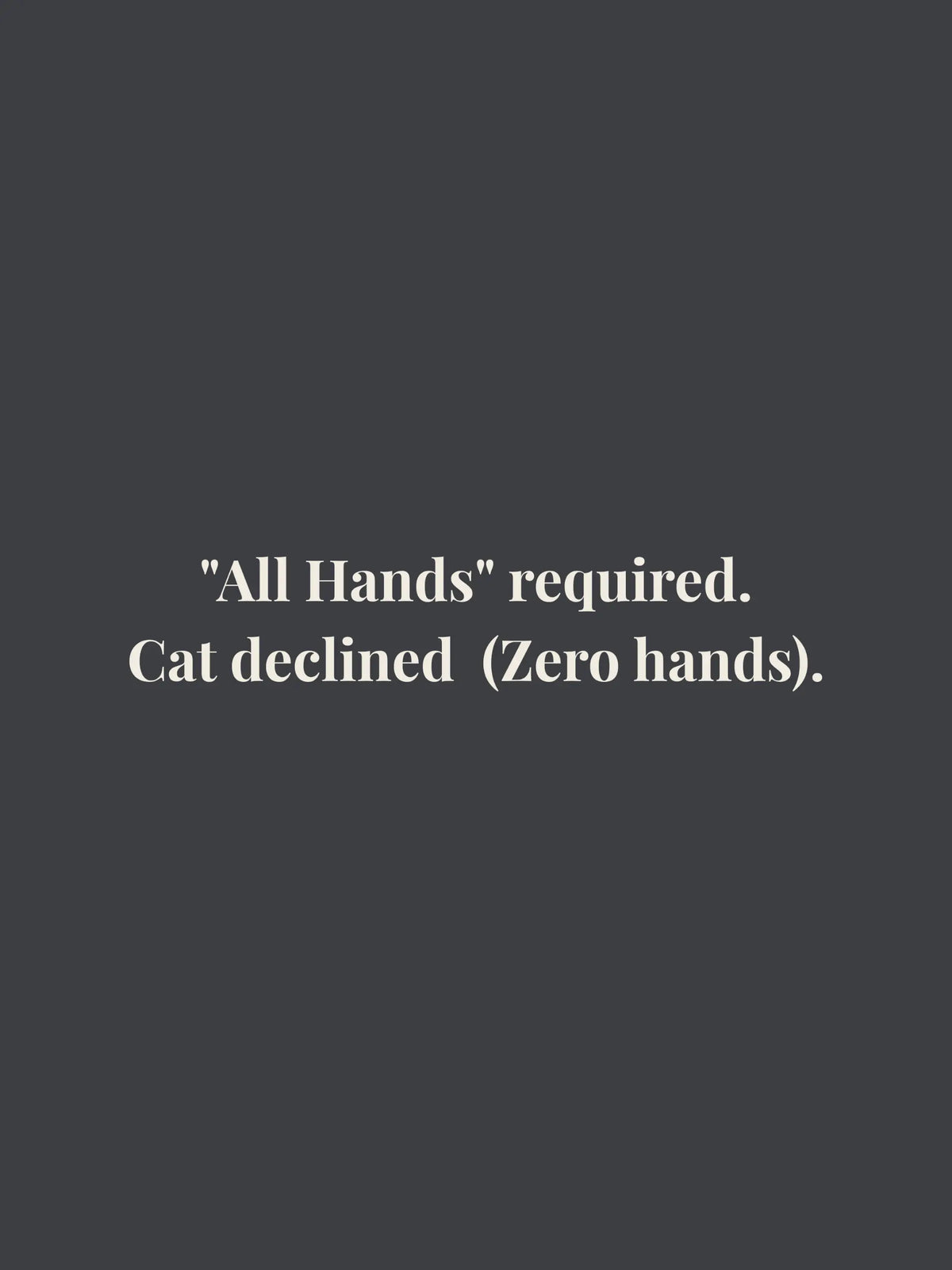 All Hands Cropped Tee