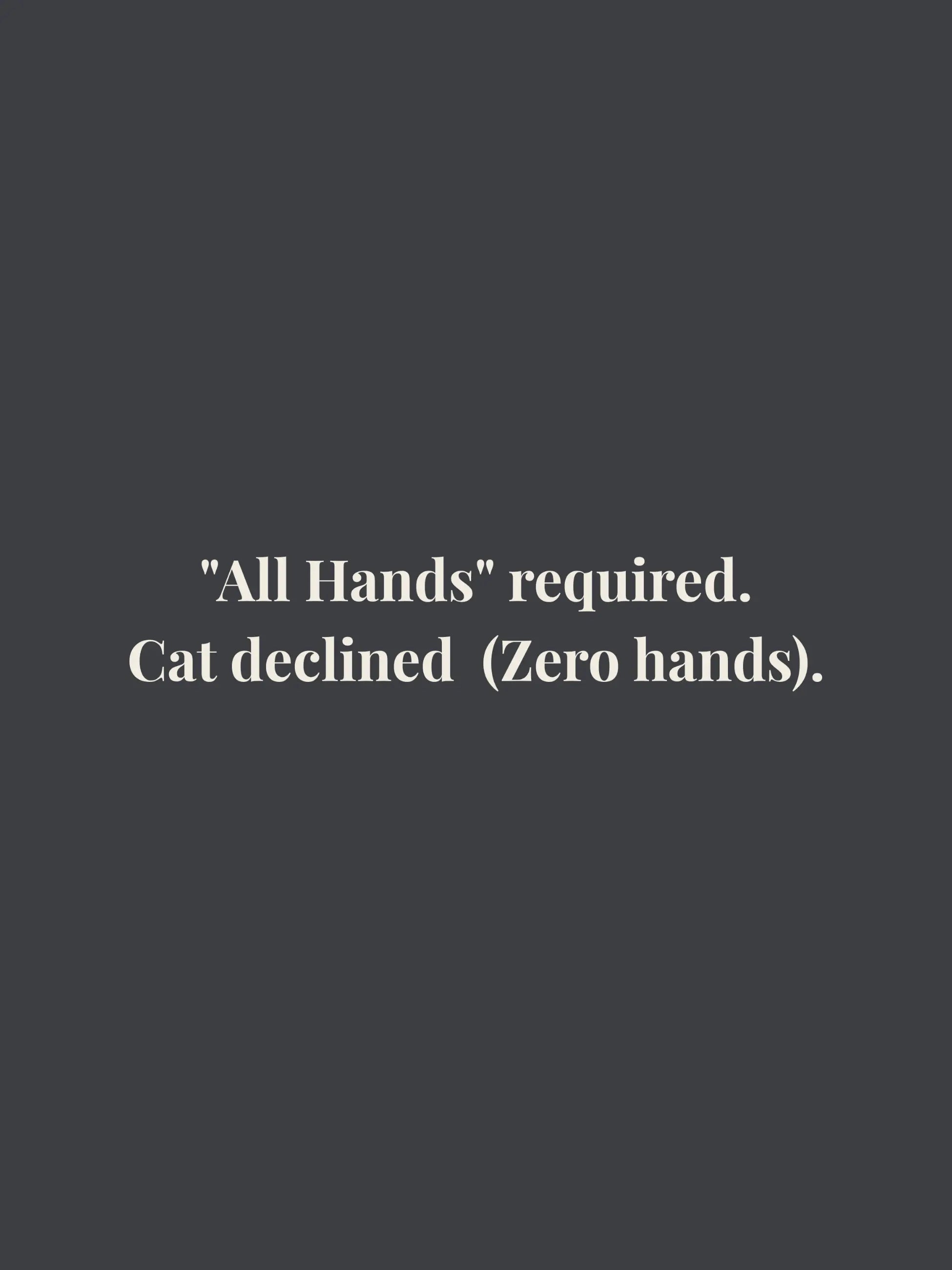 All Hands Cropped Tee