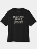 Quarterly Output Oversized Tee