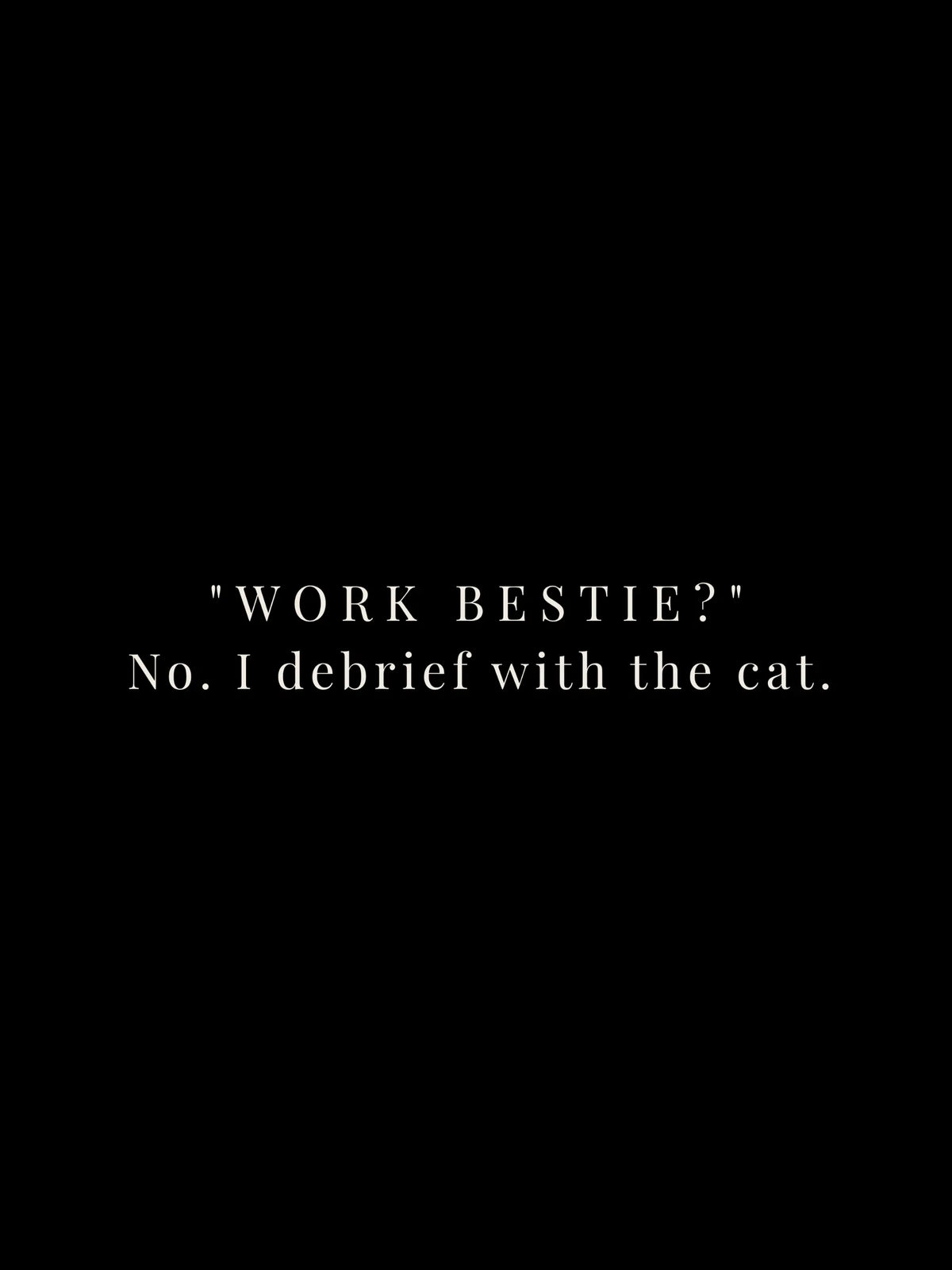 Work Bestie Cropped Tee