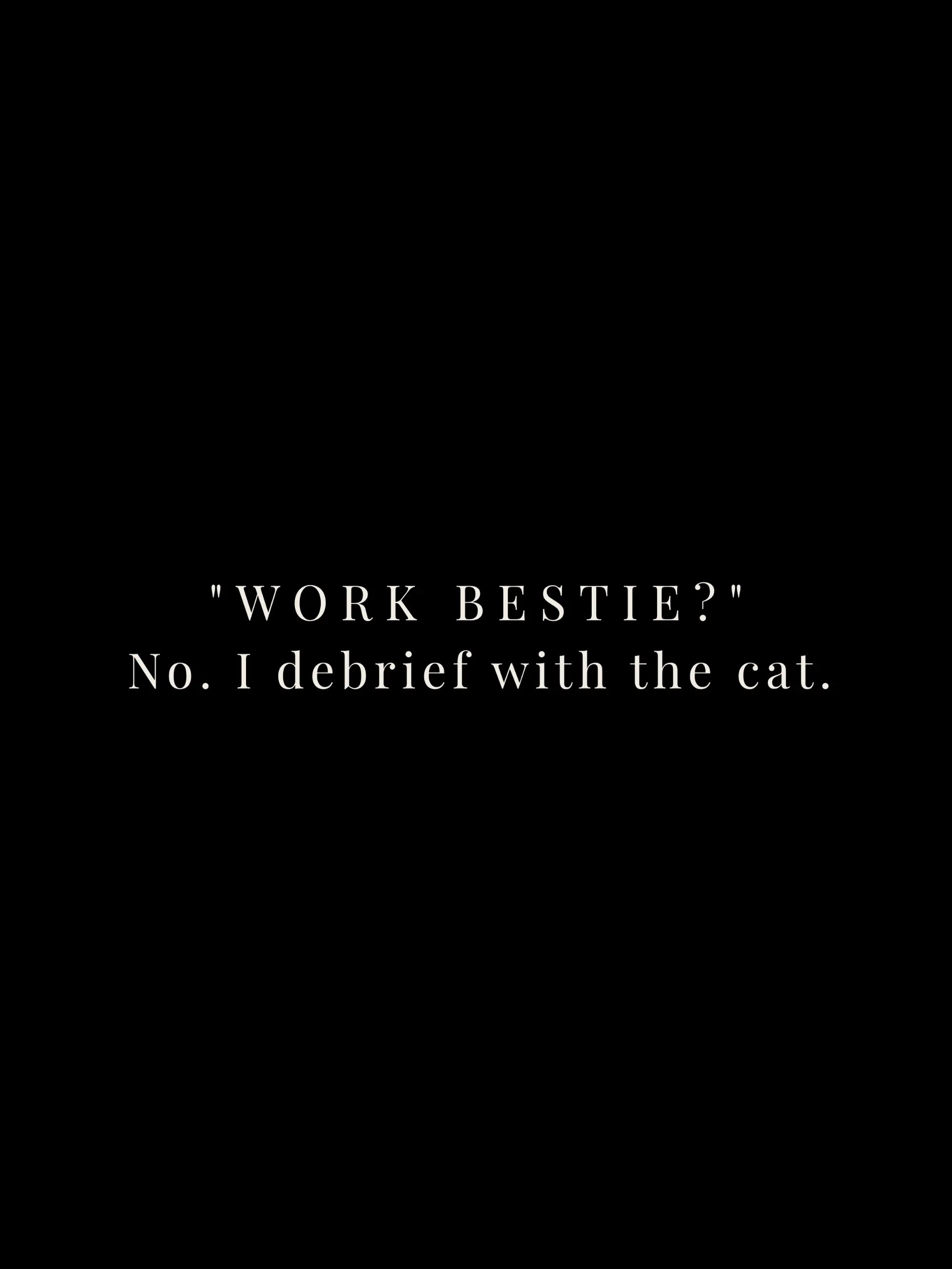 Work Bestie Cropped Tee