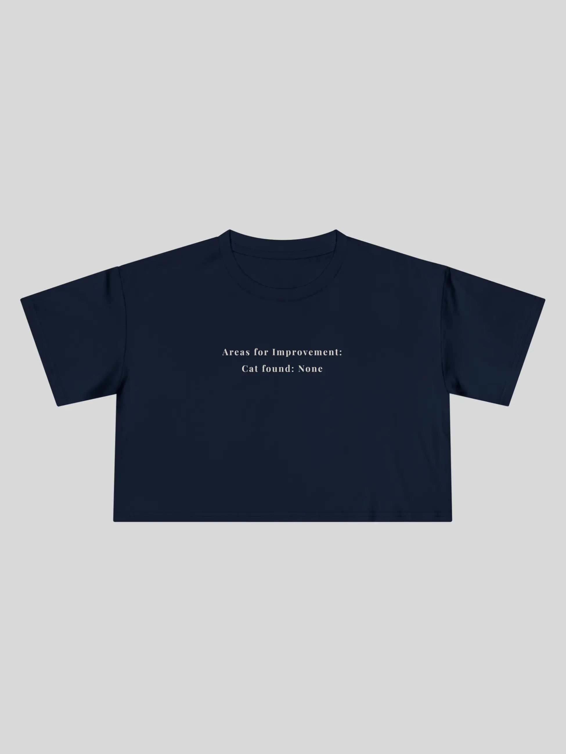Areas for Improvement Cropped Tee