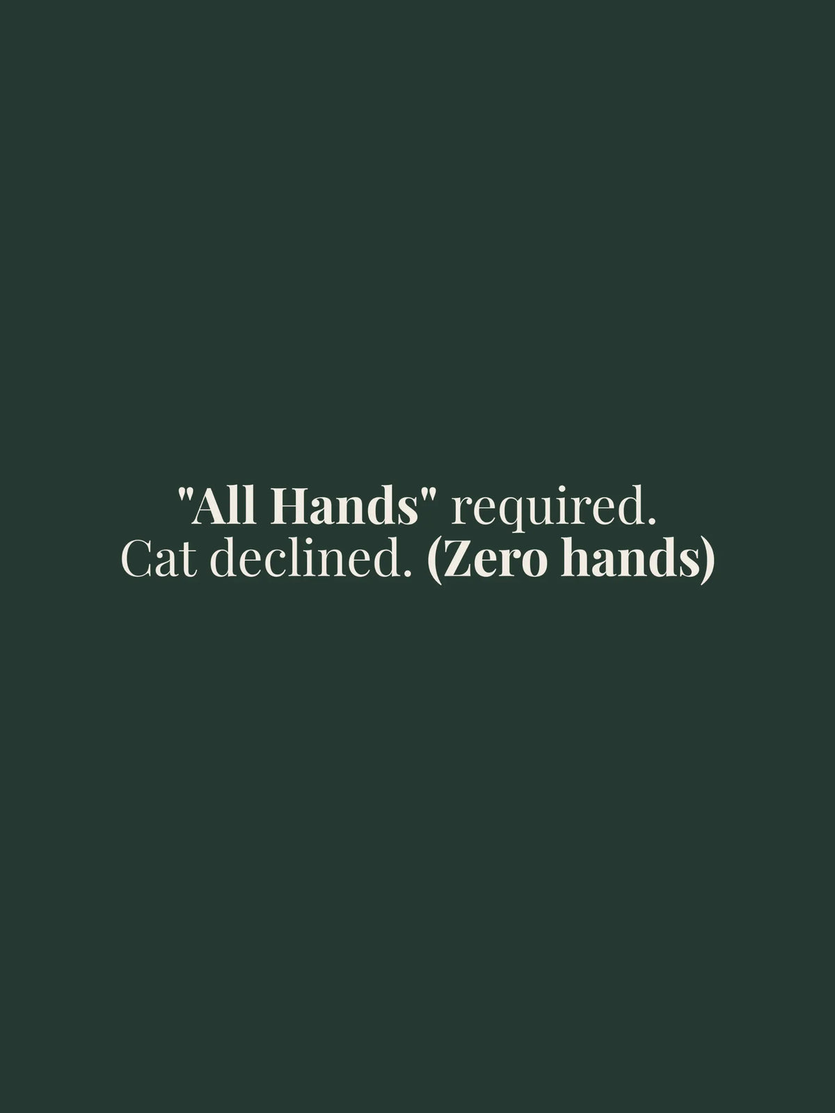All Hands Oversized Tee