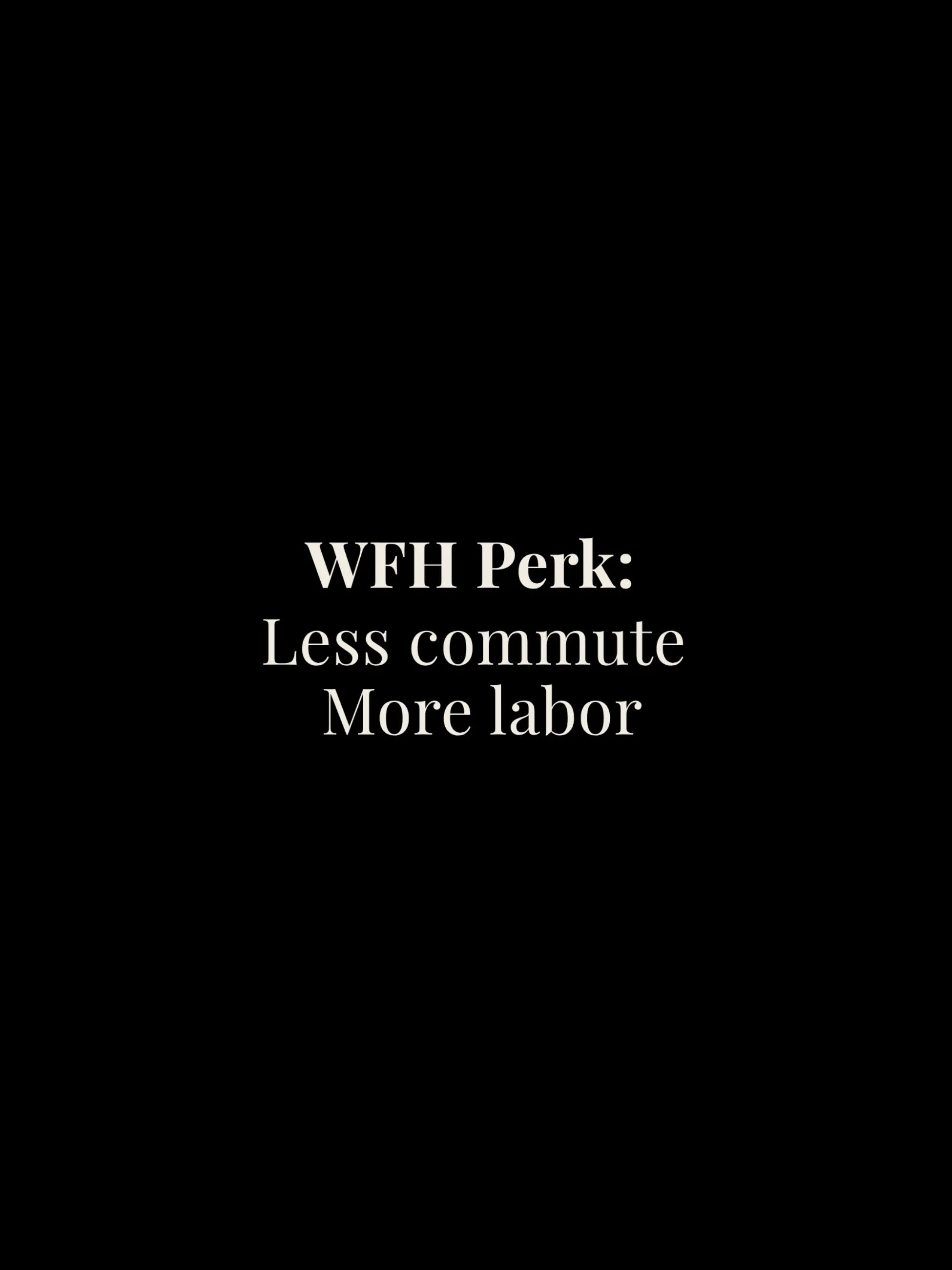 WFH Perk Cropped Tee