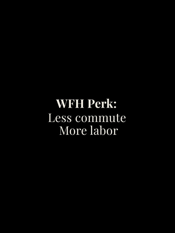 WFH Perk Cropped Tee