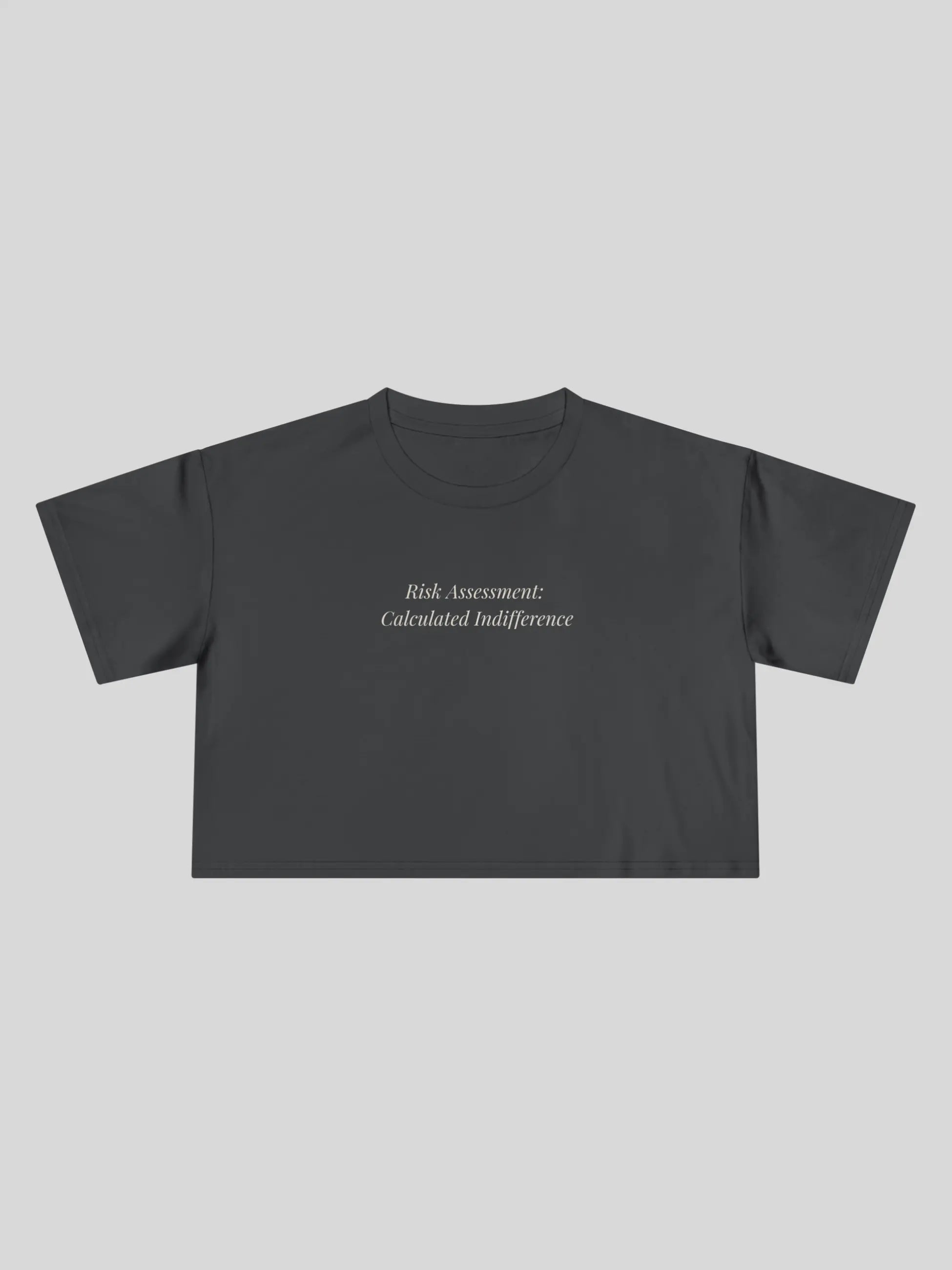 Risk Assessment Cropped Tee