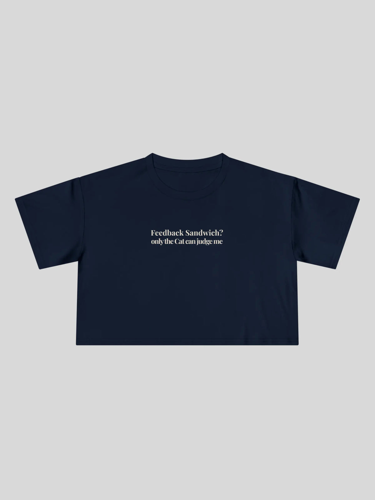 Feedback Sandwich Cropped Tee