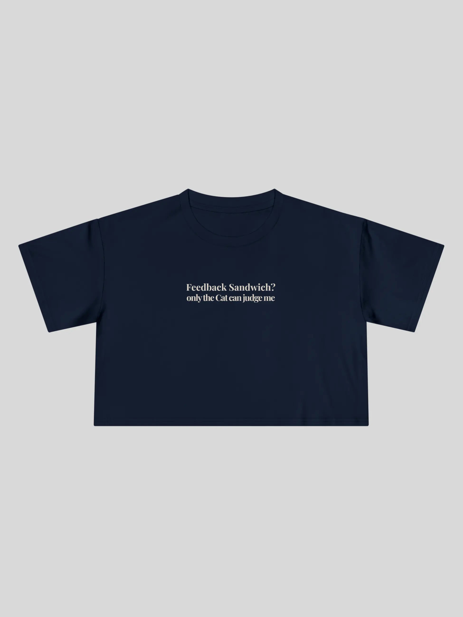 Feedback Sandwich Cropped Tee