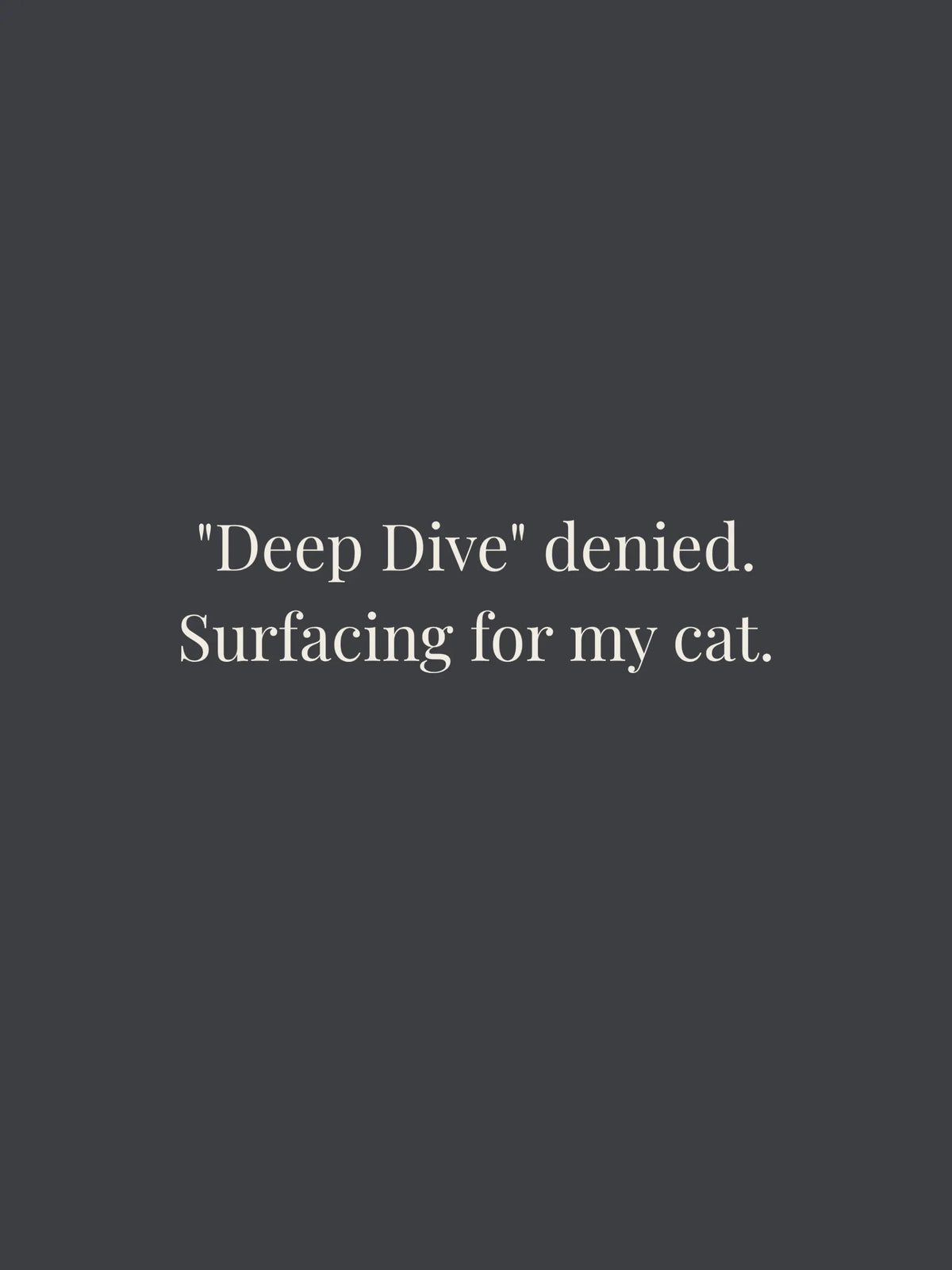 Deep Dive Cropped Tee