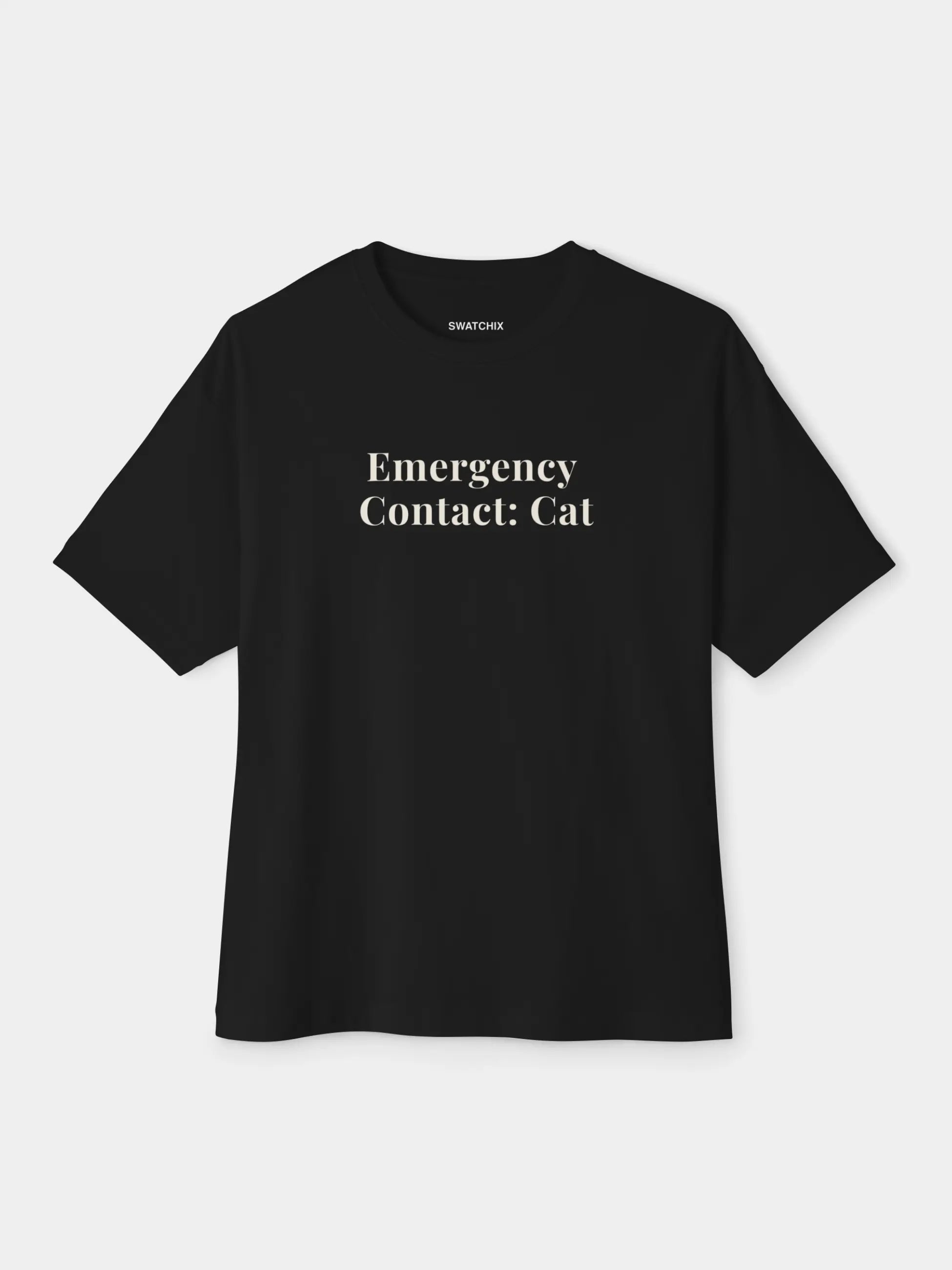 Emergency Contact Oversized Tee