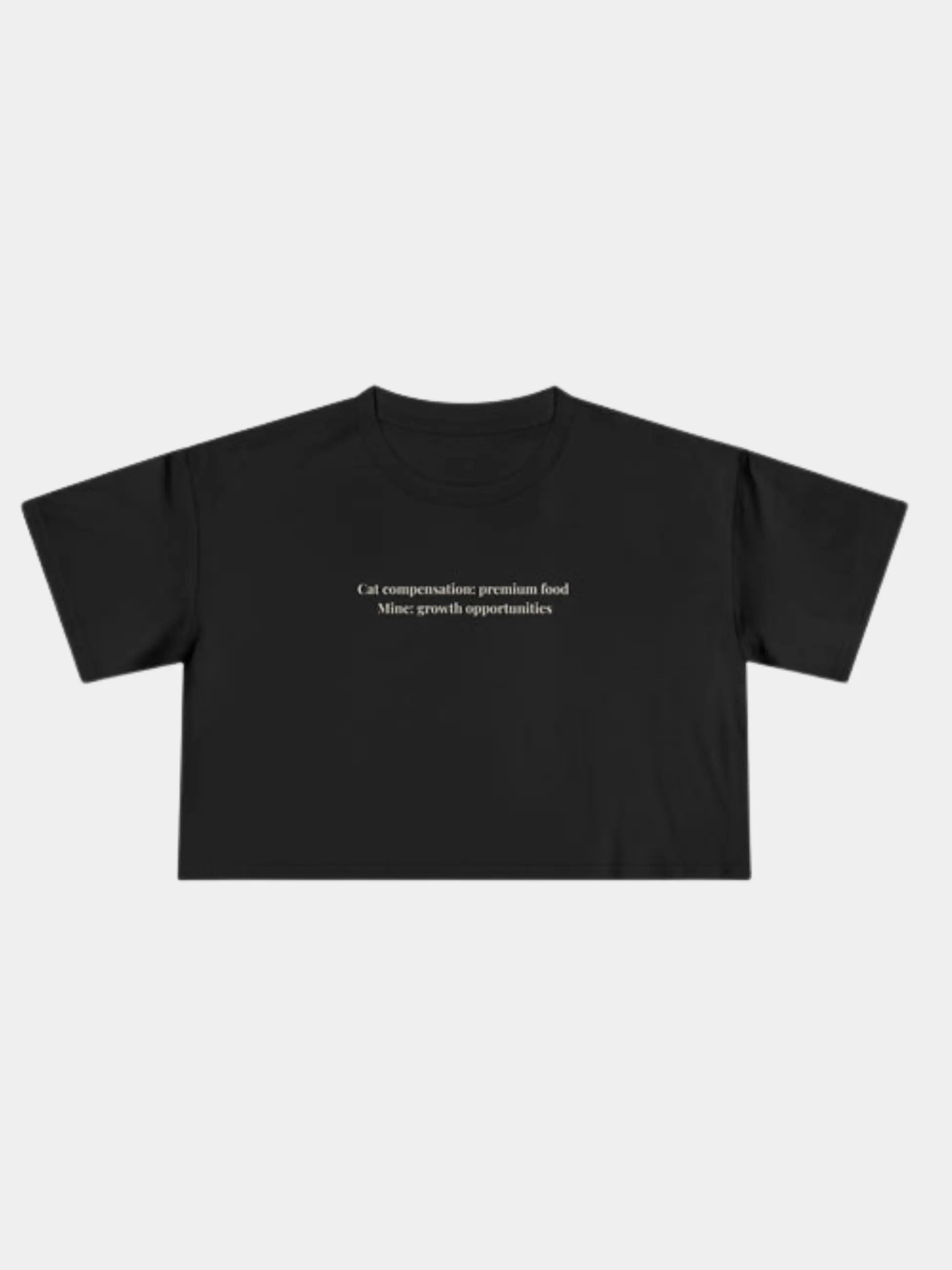 Compensation Cropped Tee
