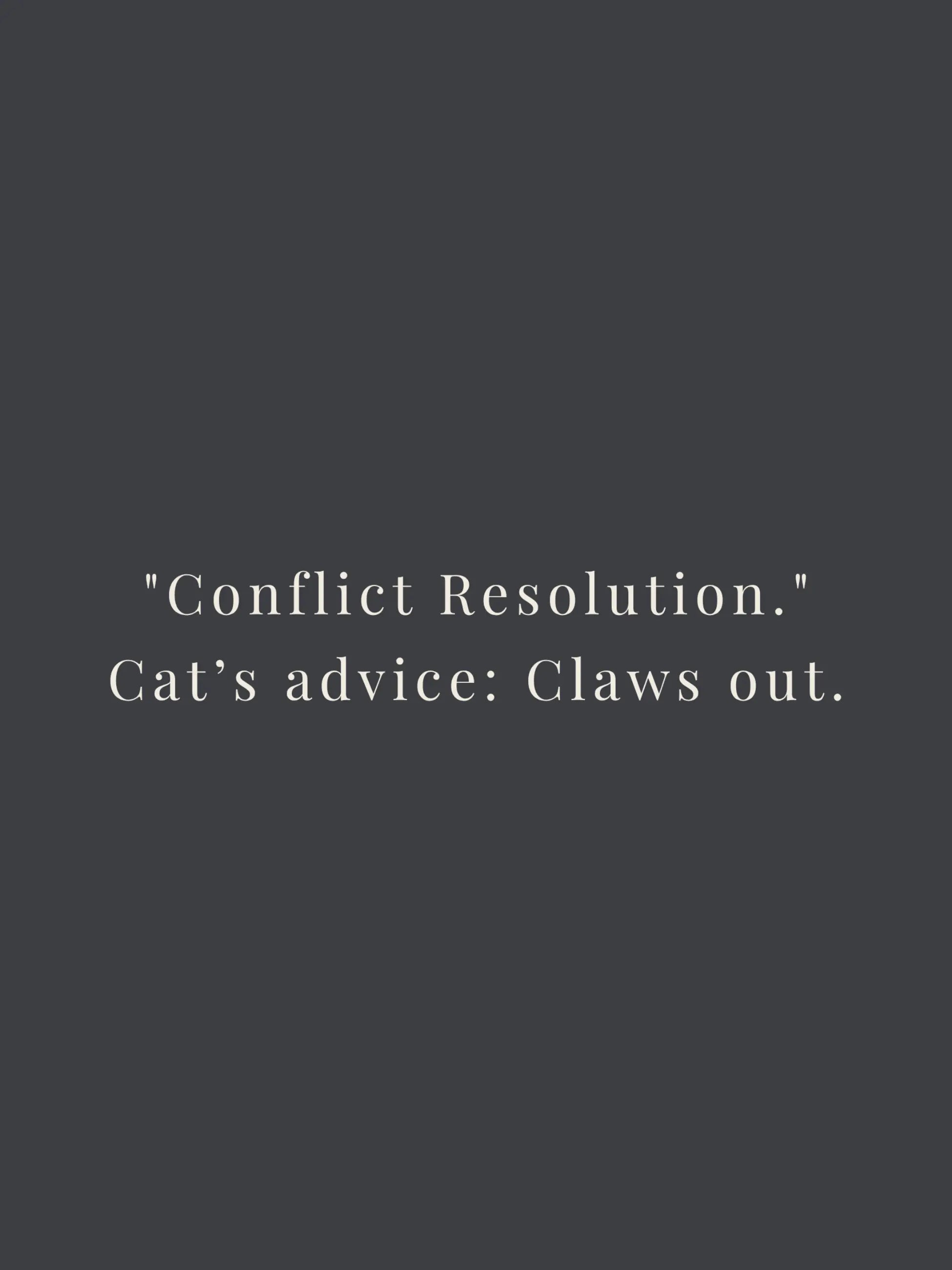 Conflict Resolution Cropped Tee