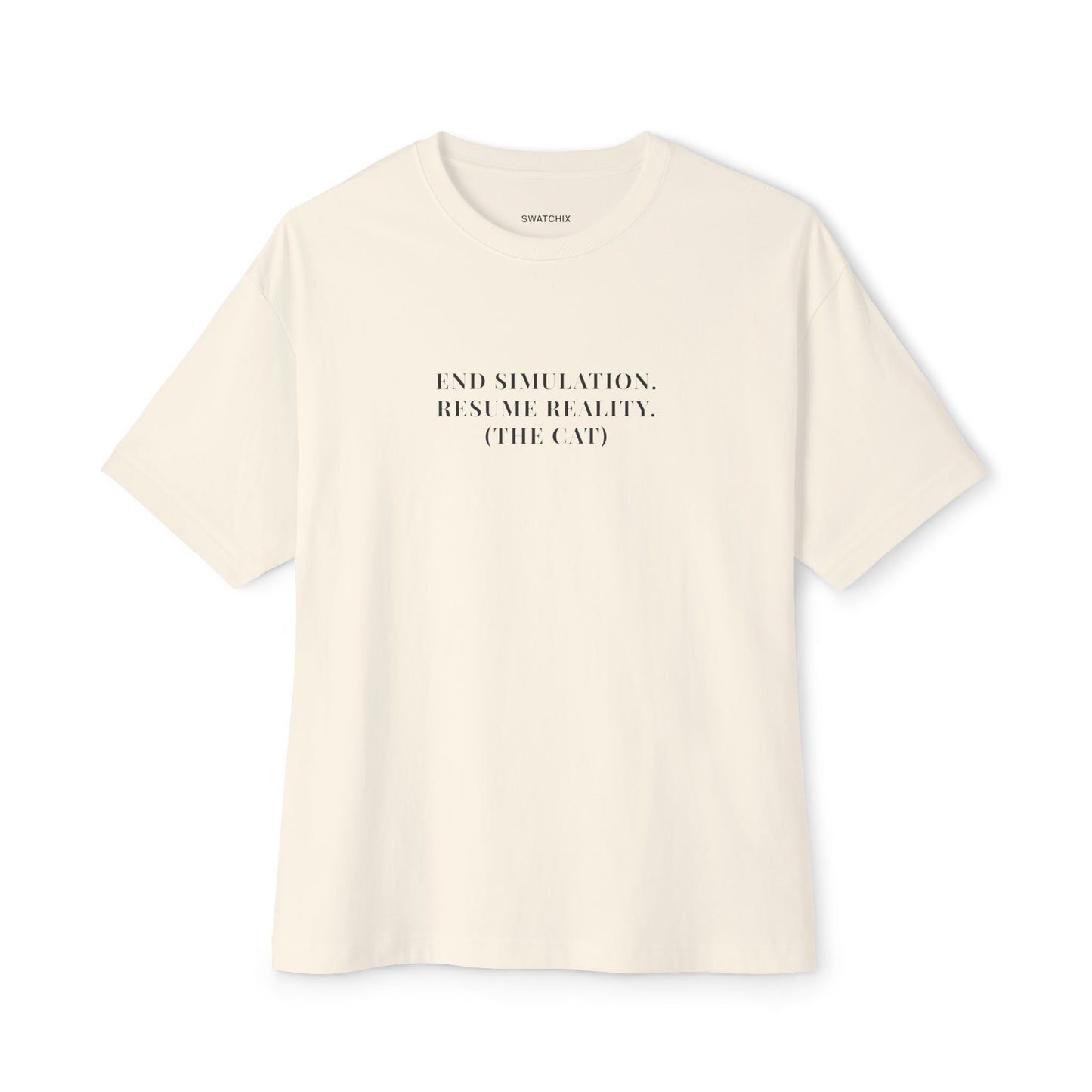 End Simulation Oversized Tee